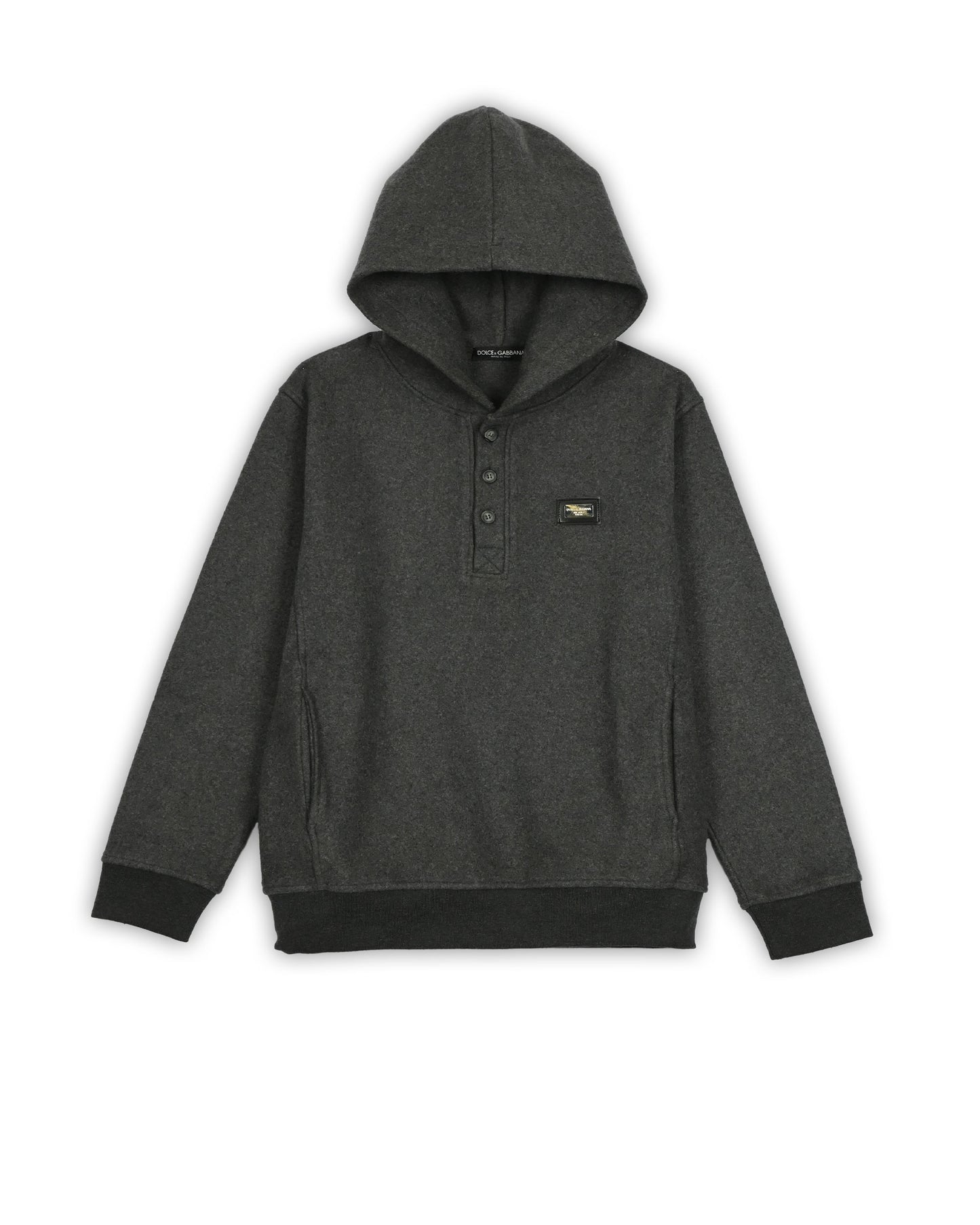 DOLCE & GABBANA WOOL HOODIE - S