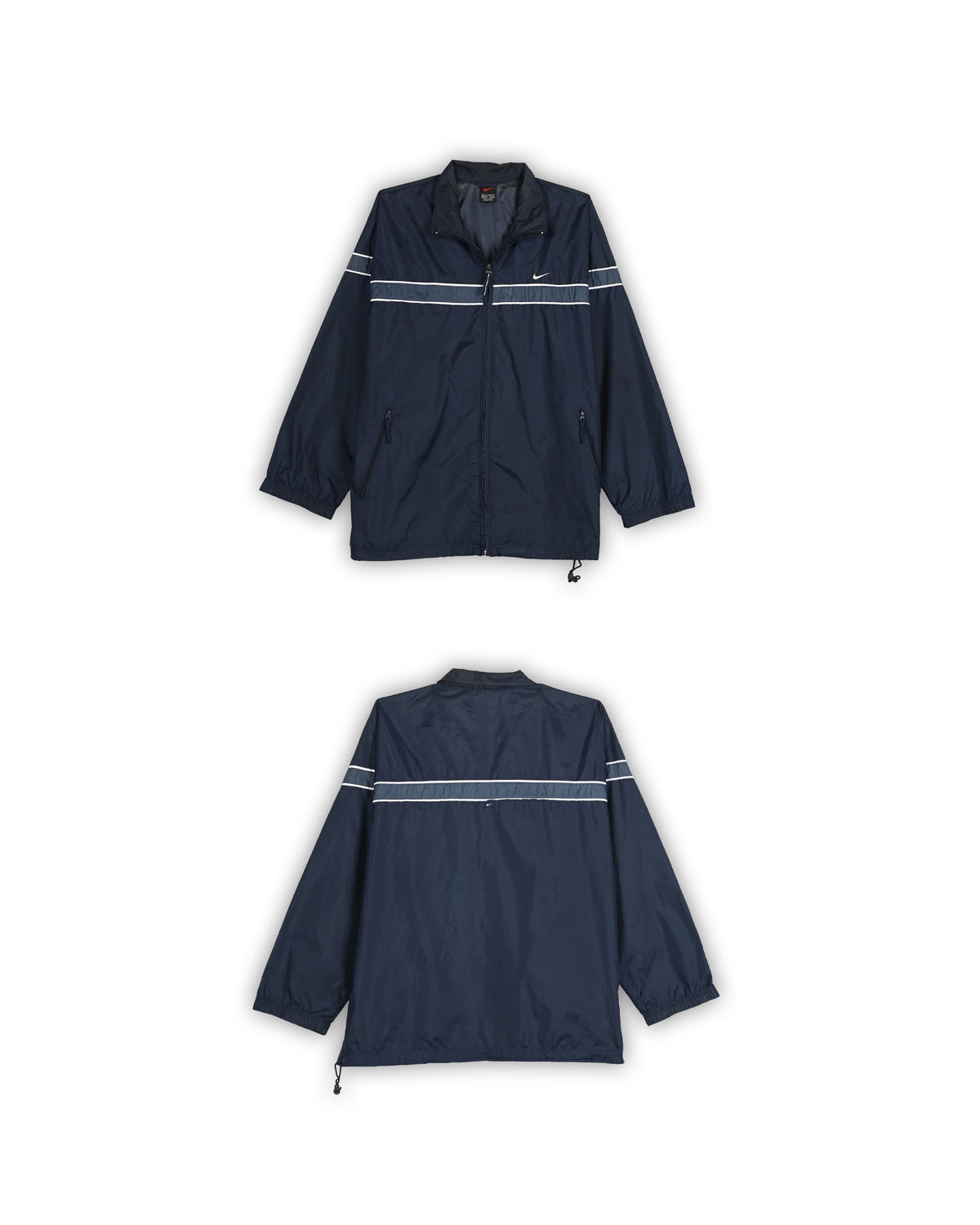NIKE REFLECTIVE STRIPE WINDBREAKER JACKET - XL