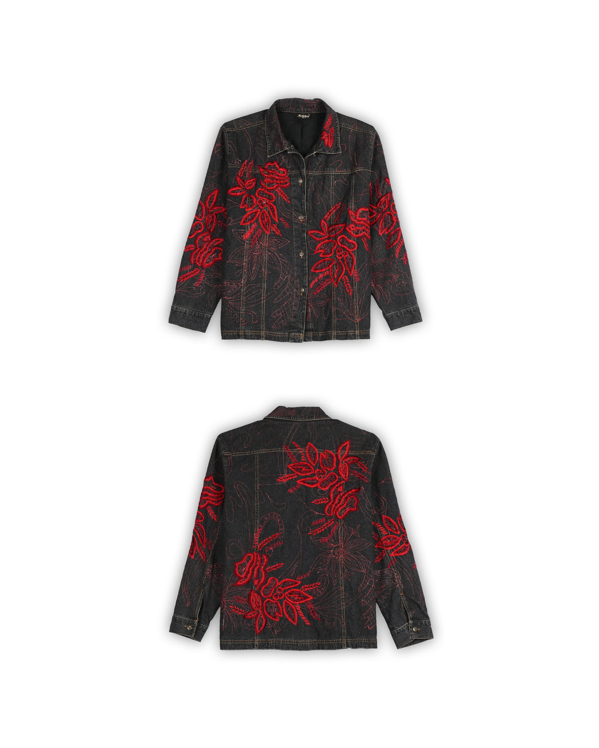 NOSTALGIA VINTAGE EMBROIDERED JACKET - M