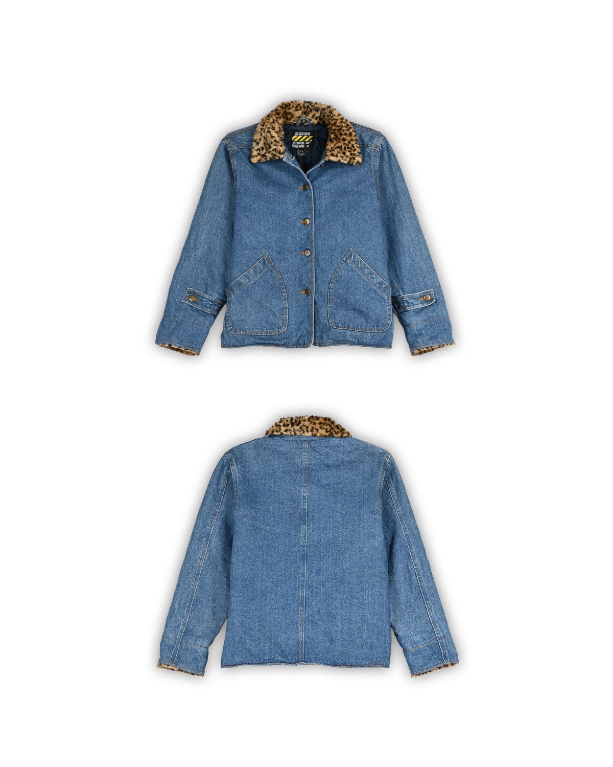 BIG ROCK CANYON DENIM SHERPA JACKET - M
