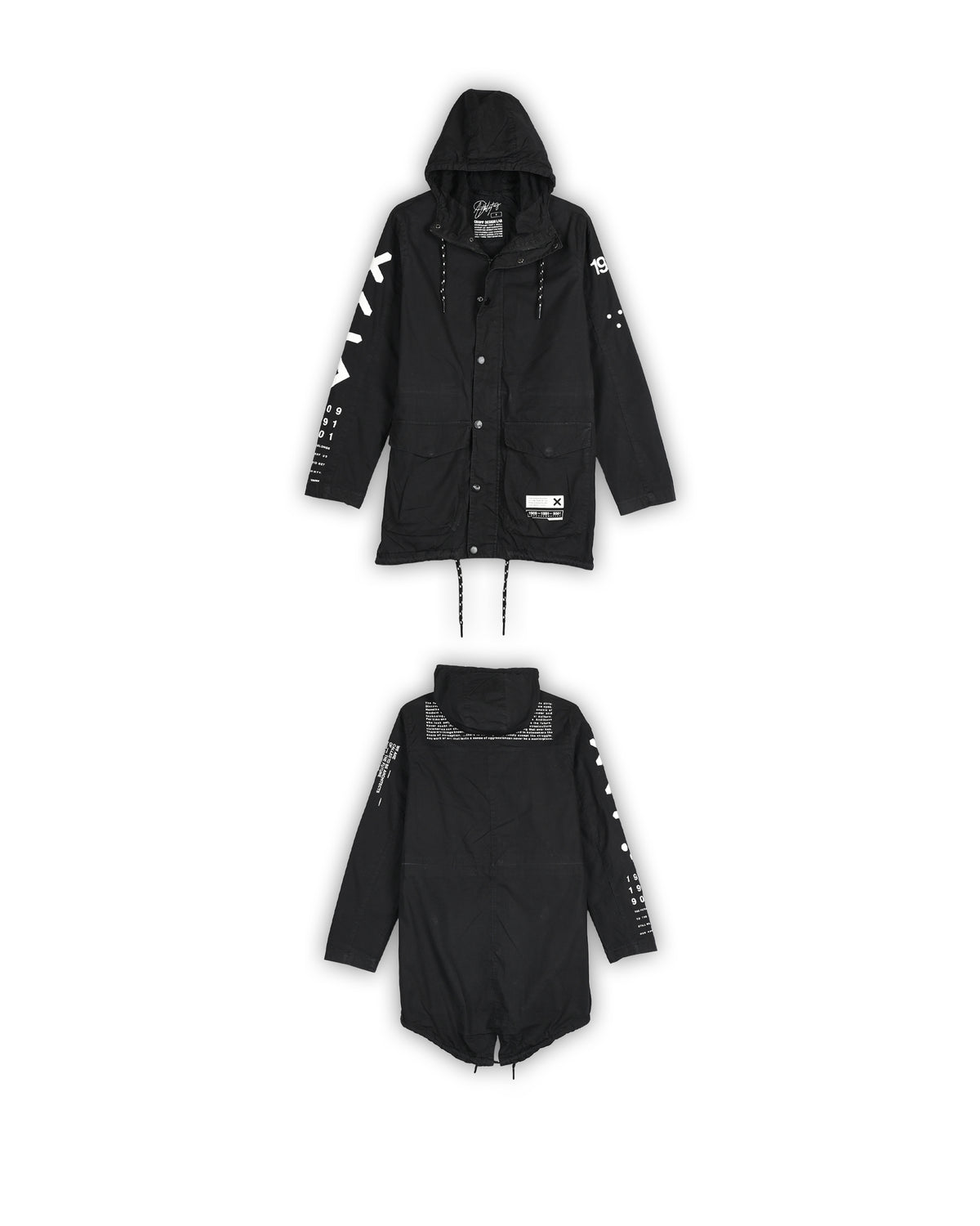 ATHLETICS CROPP DESIGN LAB GRAPHIC PARKA - S
