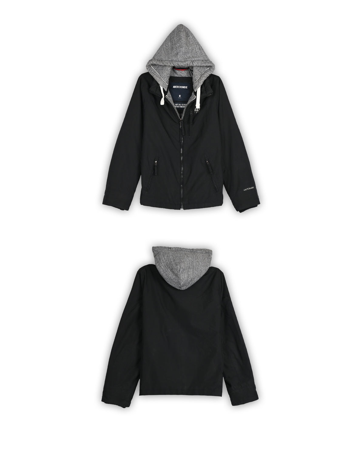 ABERCROMBIE & FITCH TECHNICAL HOODED JACKET - S