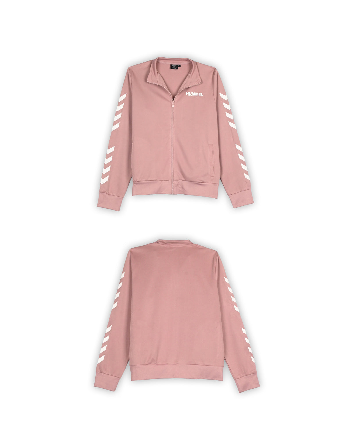 HUMMEL PINK CHEVRON WOMEN'S TRACK JACKET - XL