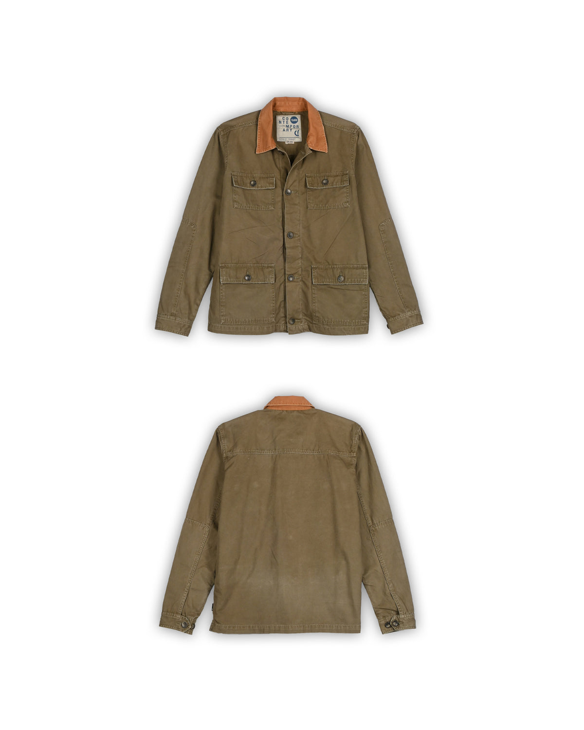 CONTENPORARY VINTAGE UTILITY JACKET - L