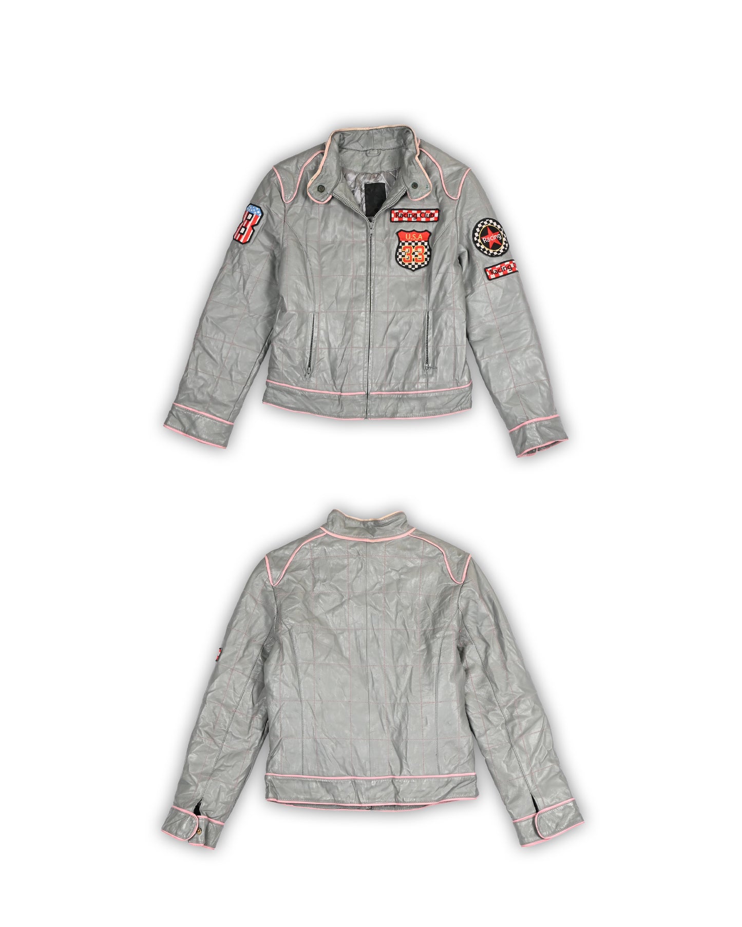 VINTAGE LEATHER JACKET - M