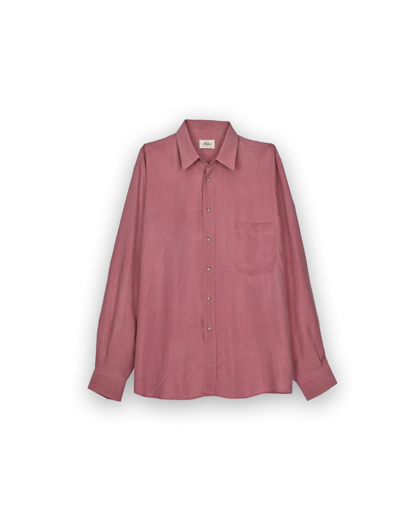 ASTER 100% SILK SHIRT - L