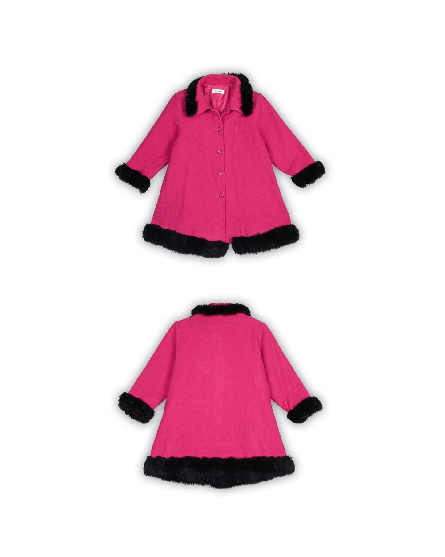 YVES SAINT LAURENT WOMEN'S COAT - S