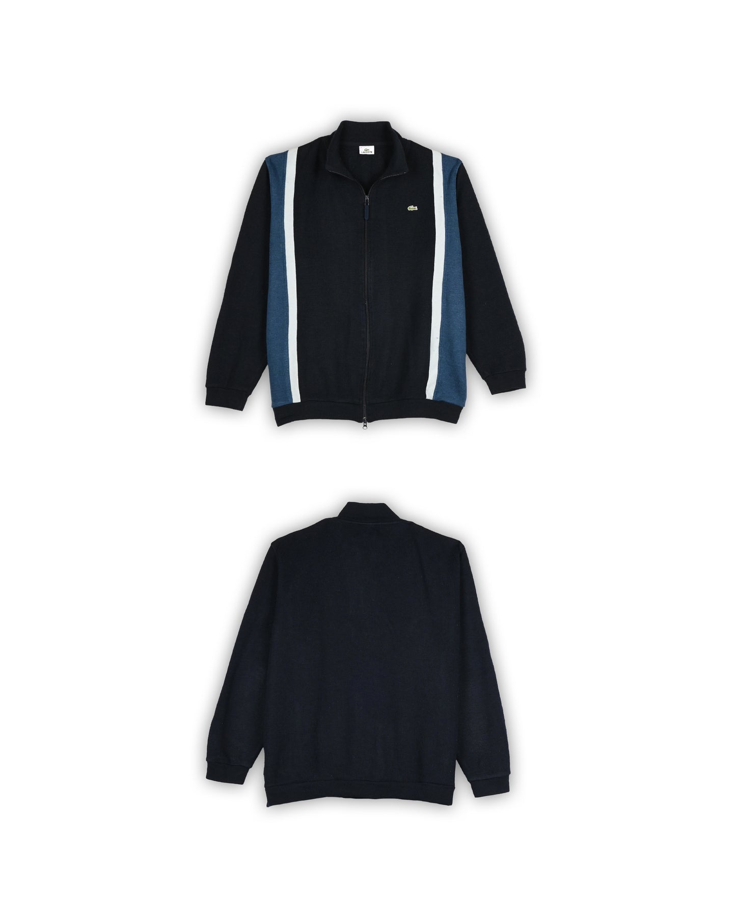 LACOSTE ZIPPER SWEATER - L