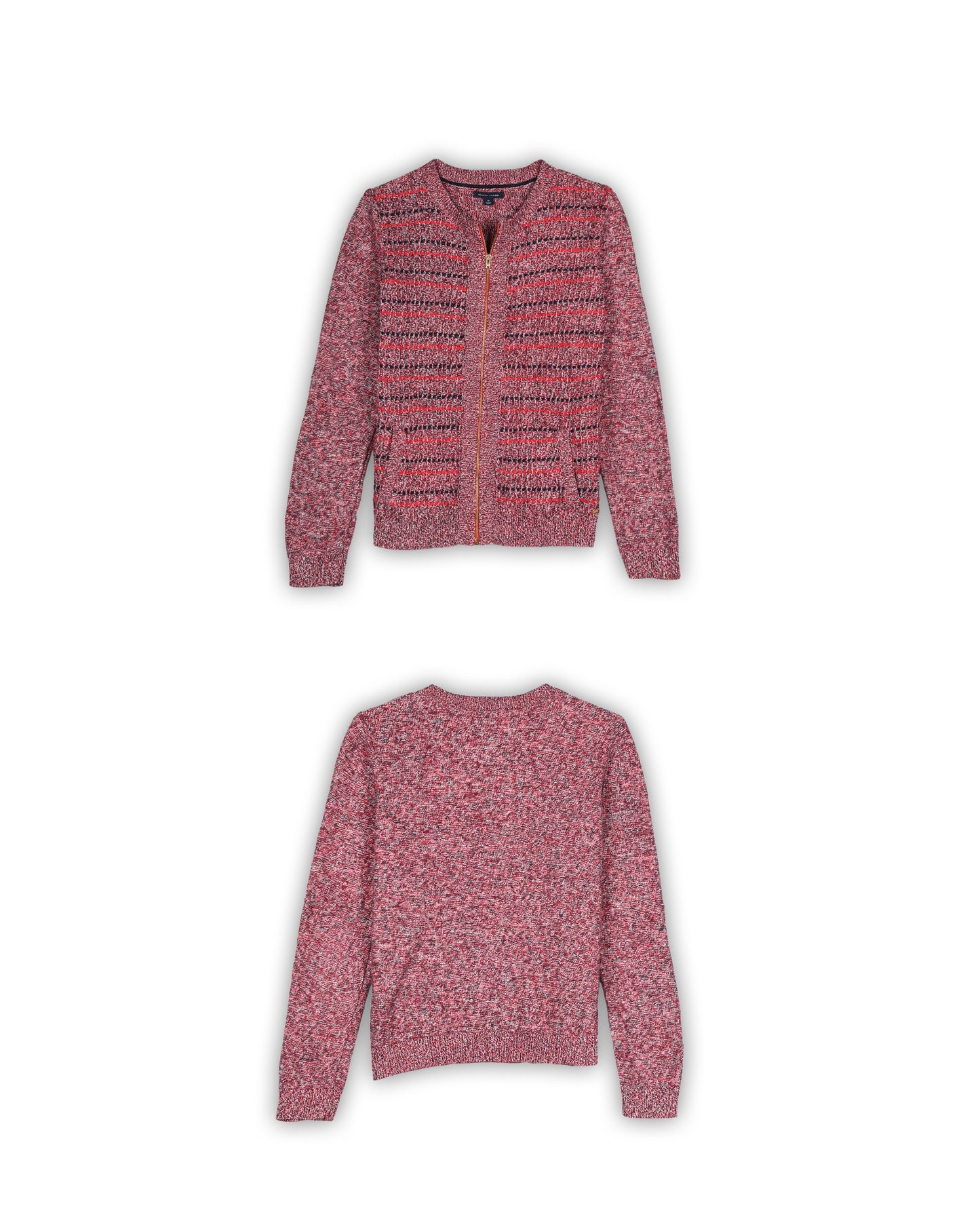 TOMMY HILFIGER ZIPPER SWEATER - M