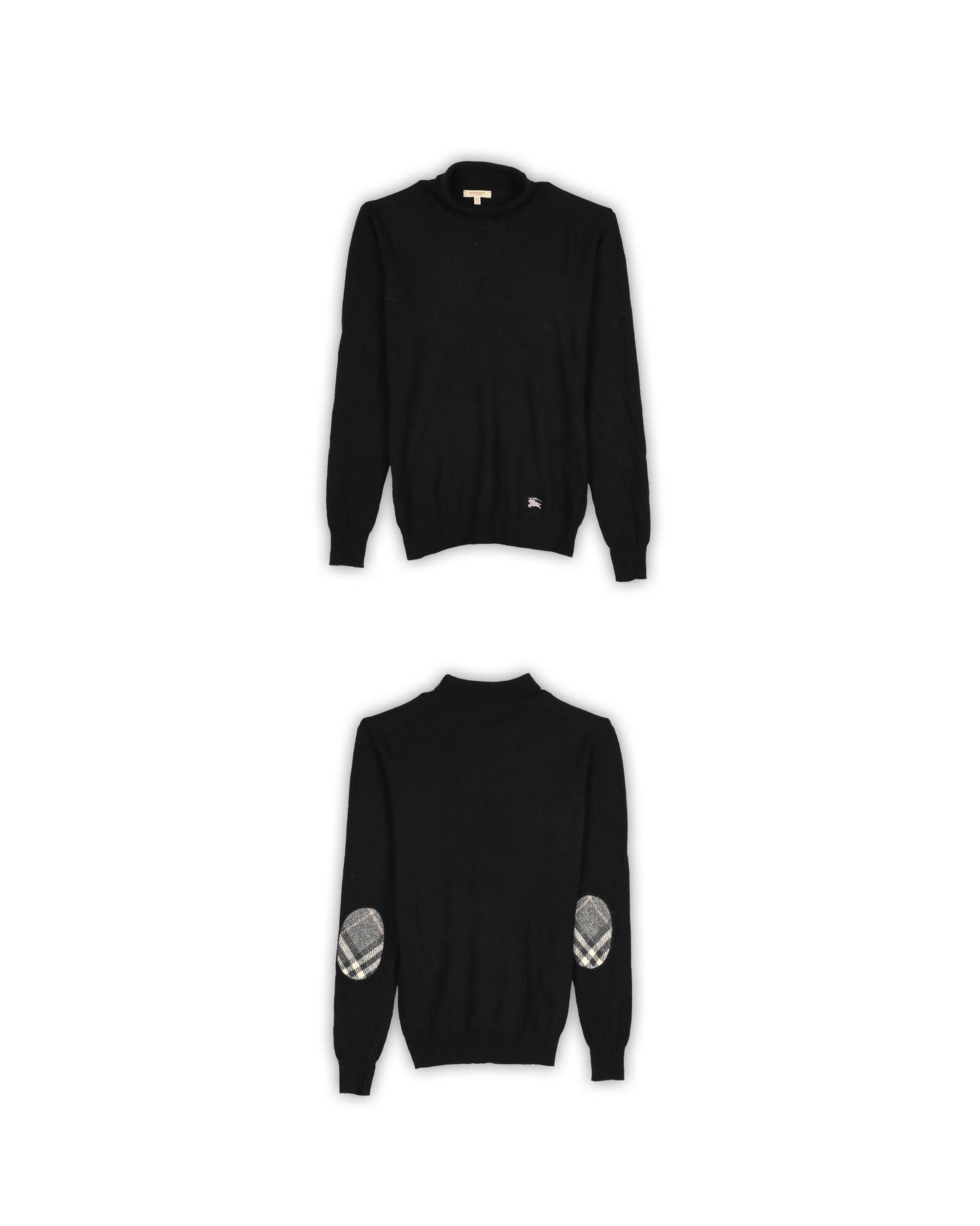 BURBERRY HIGH-NECK SWEATER - L