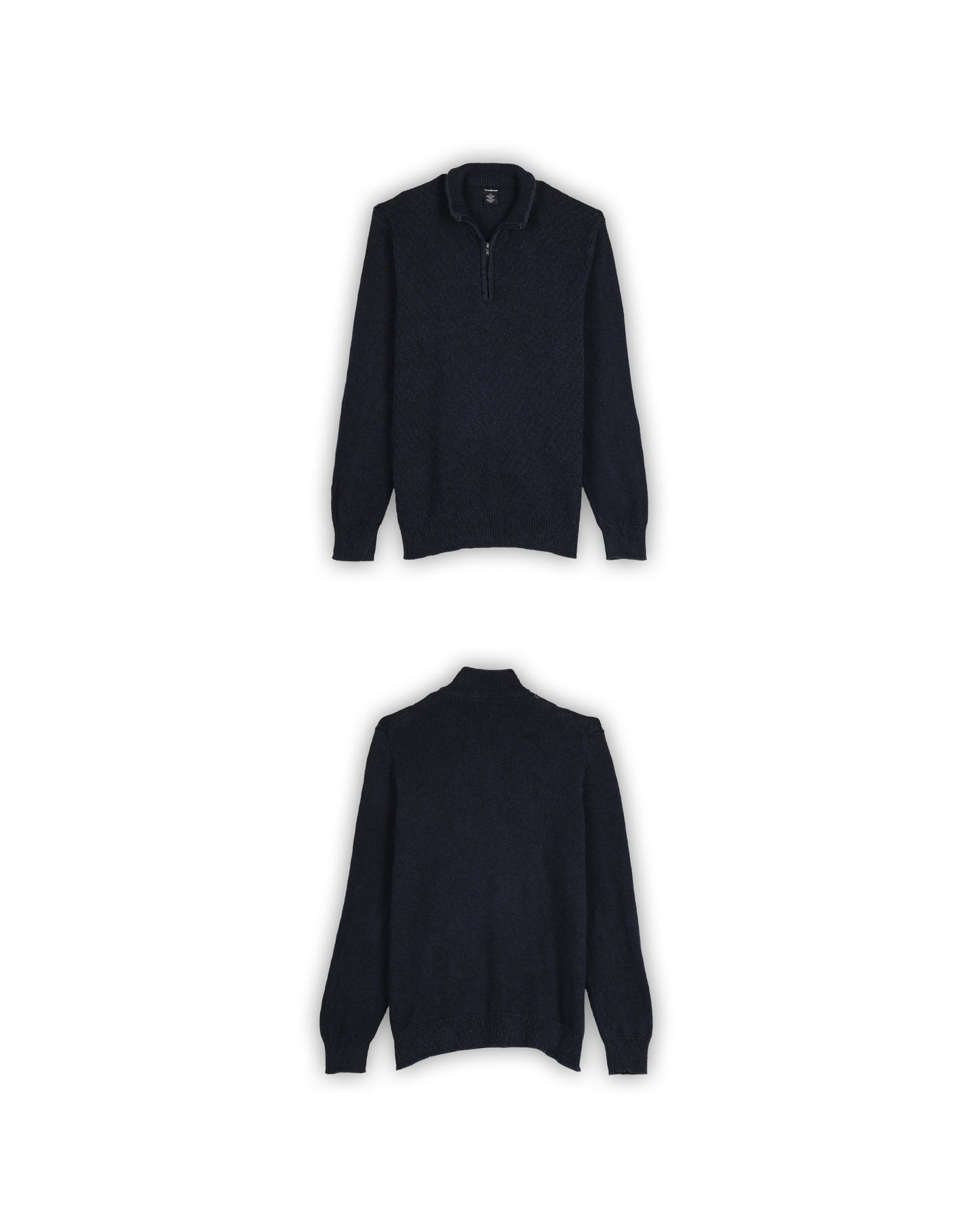 CALVIN KLEIN JEANS ZIPPER SWEATER - L