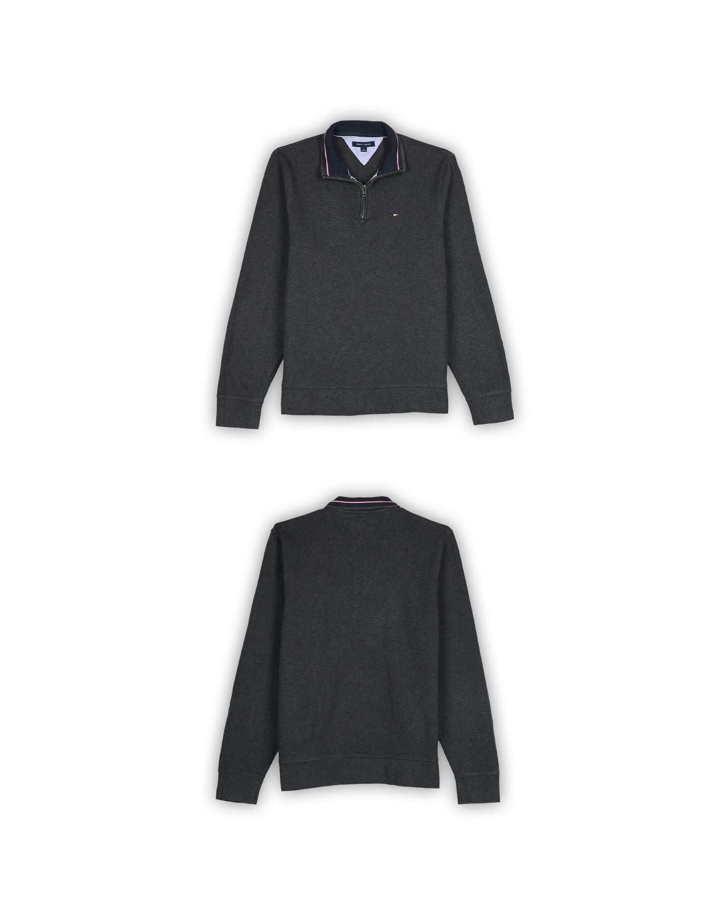 TOMMY HILFIGER QUARTER-ZIP KNIT - M
