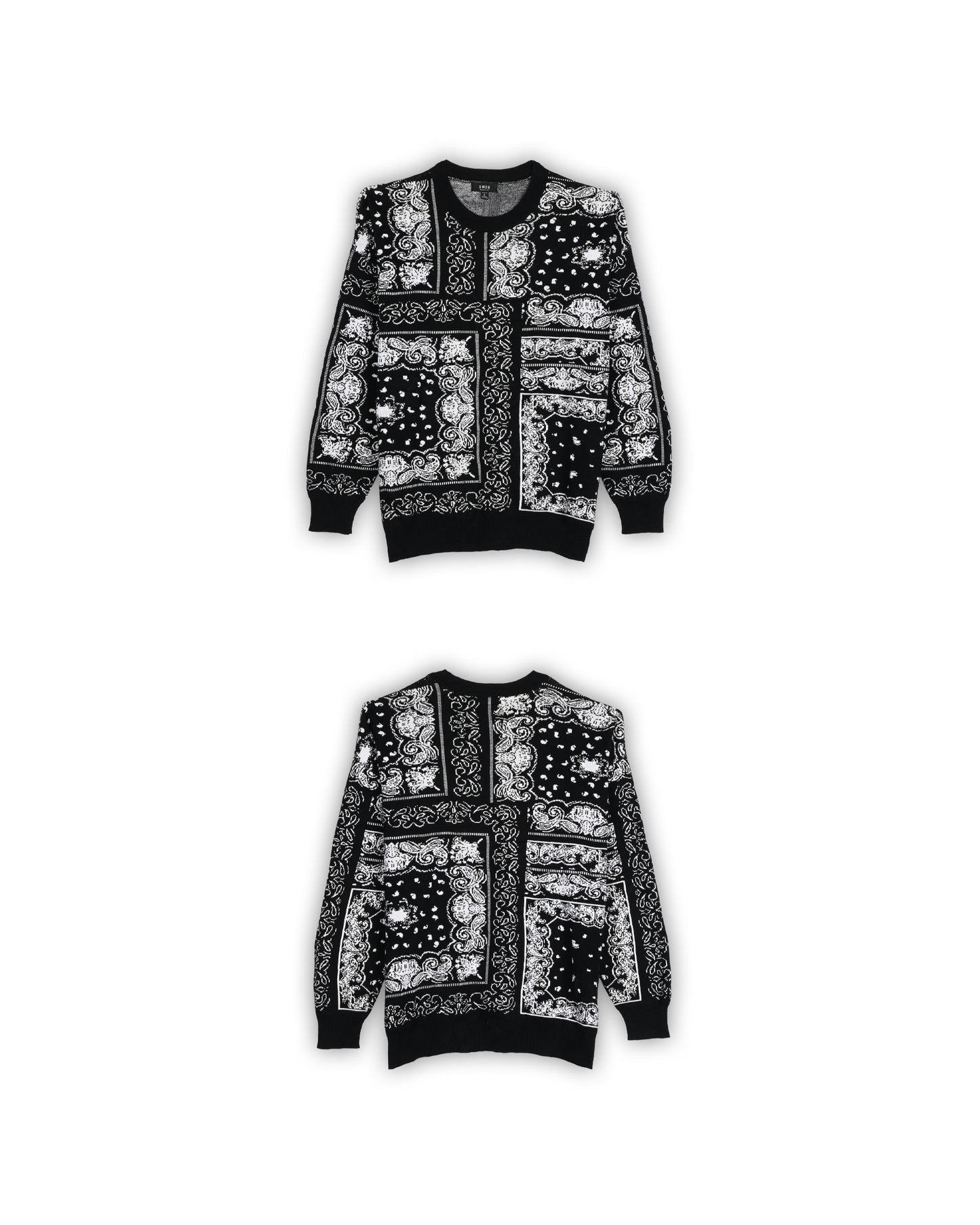 VINTAGE PAISLEY SWEATER - L