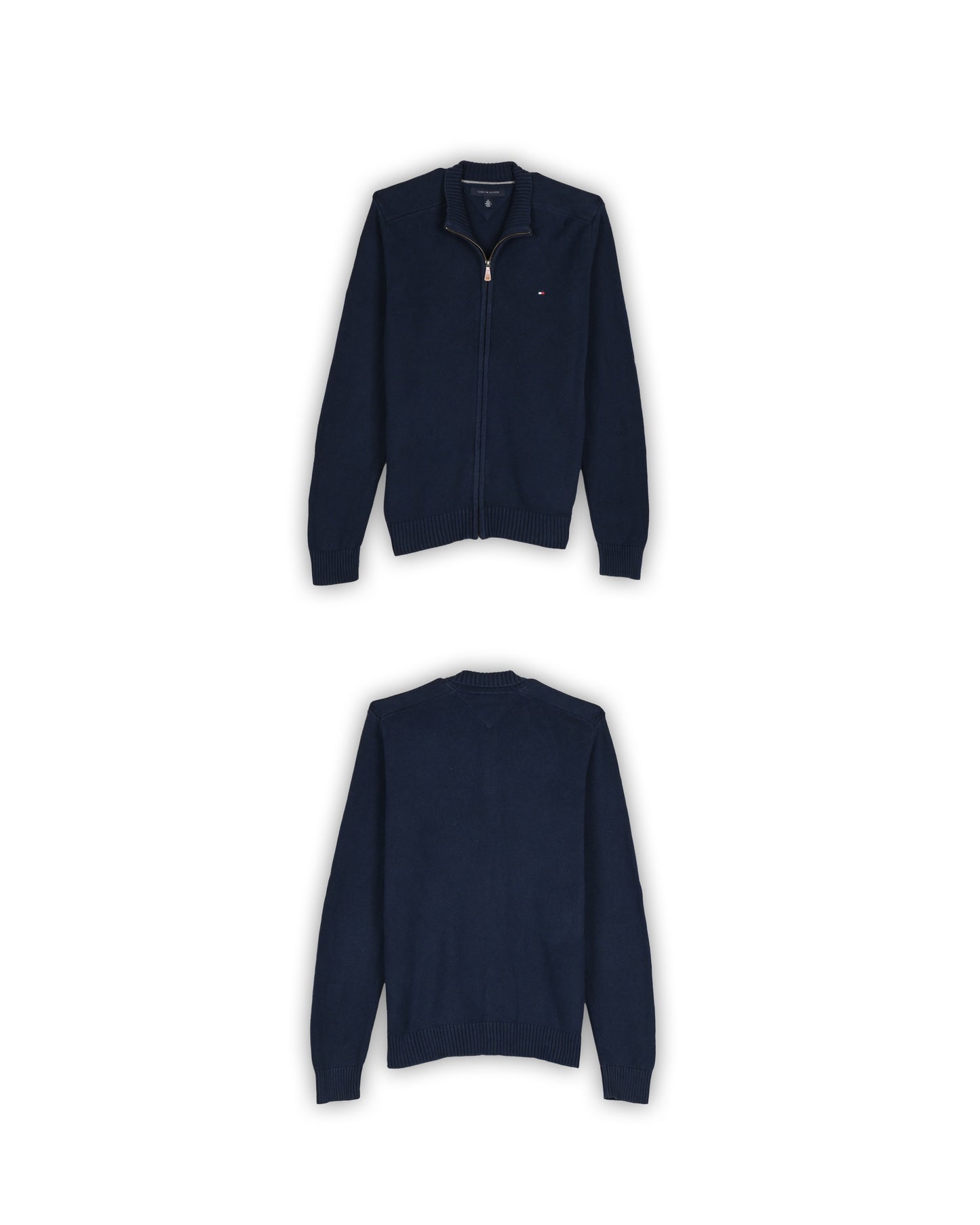 TOMMY HILFIGER ZIPPER SWEATER - M