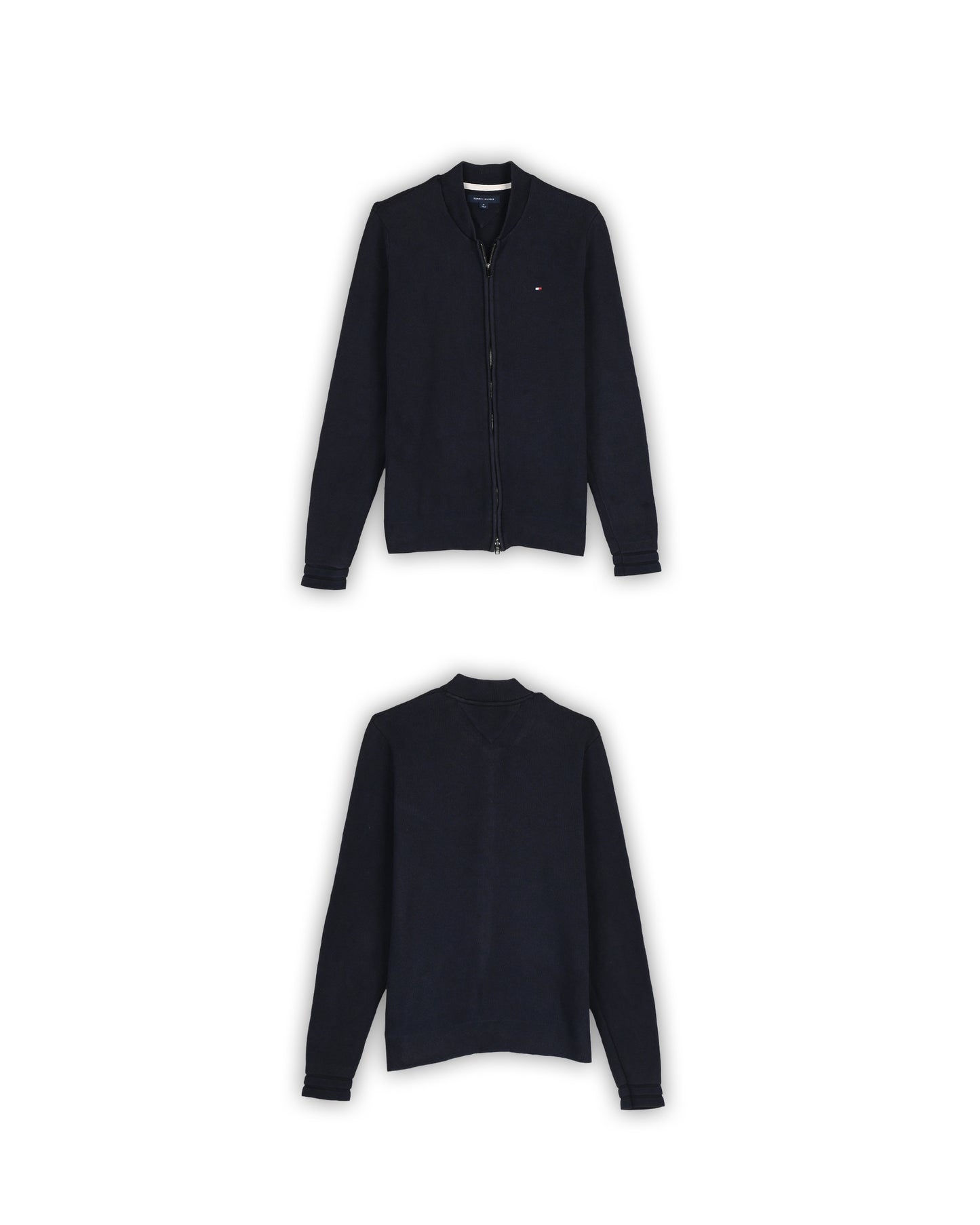 TOMMY HILFIGER ZIPPER SWEATER - M
