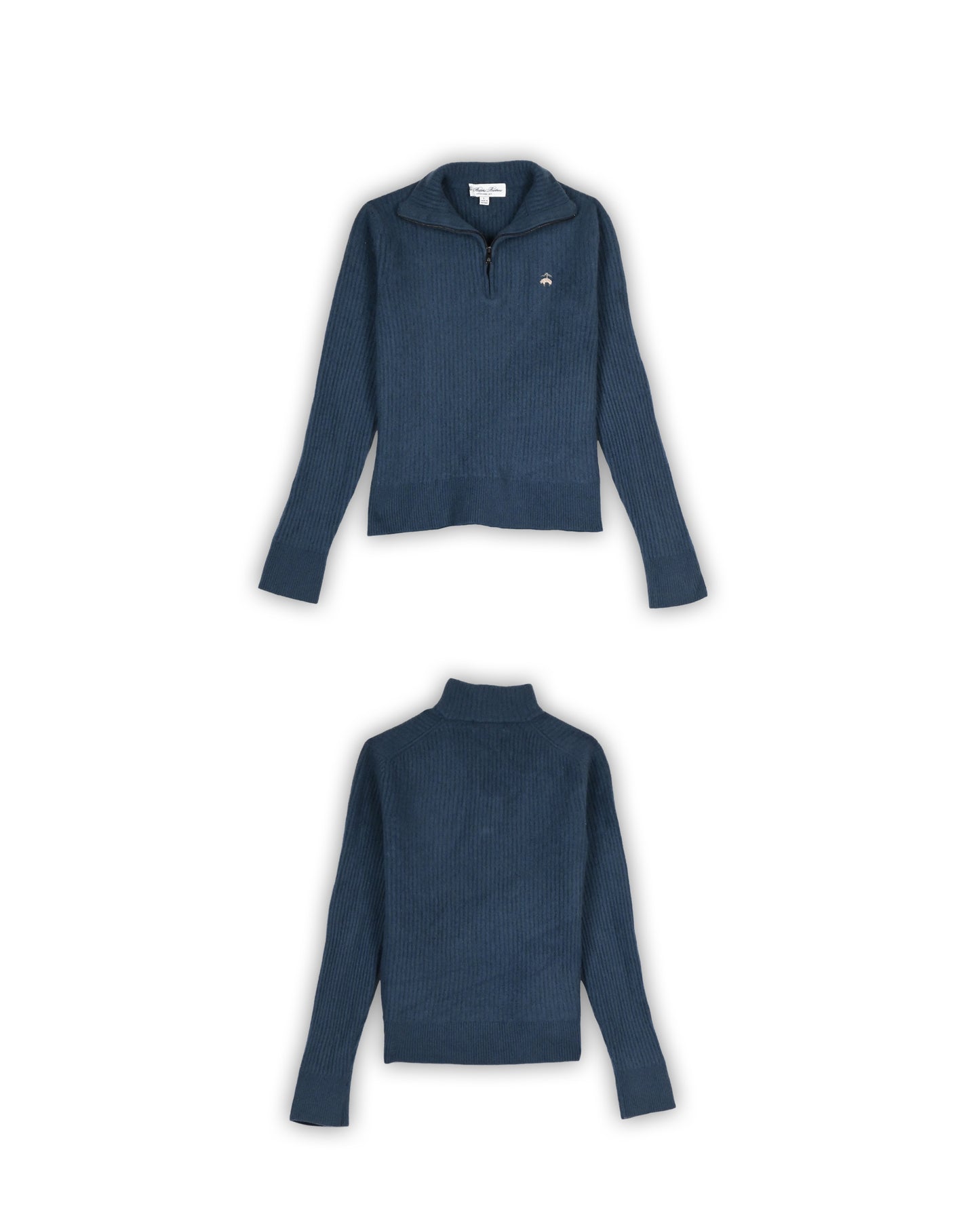 BROOKS BROTHERS WOMEN'S QUARTER-ZIP - L