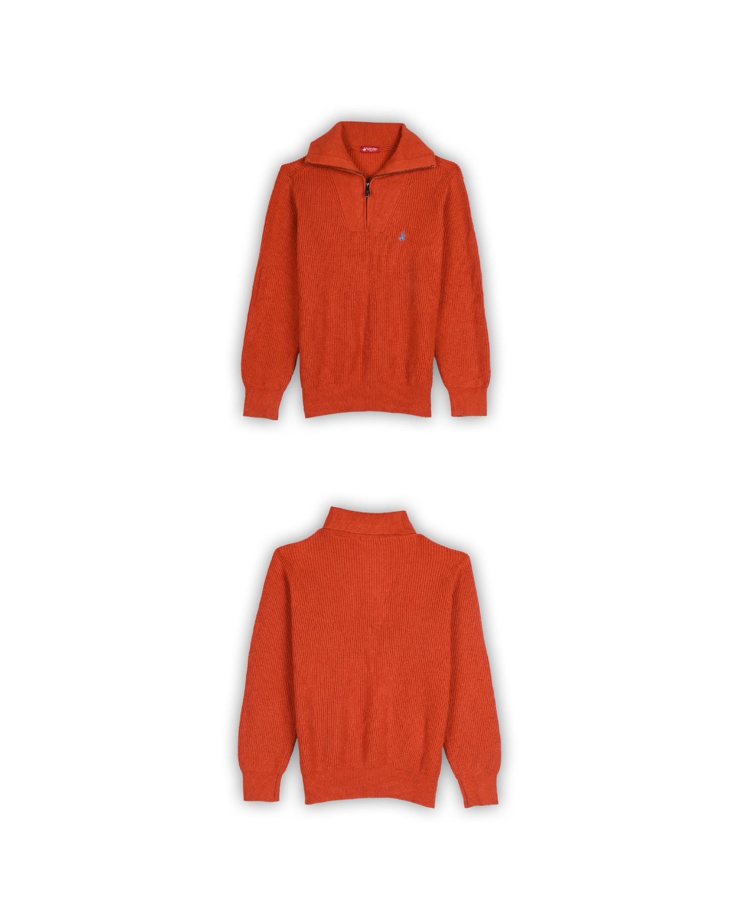 BEVERLY HILLS POLO CLUB QUARTER-ZIP KNIT - S