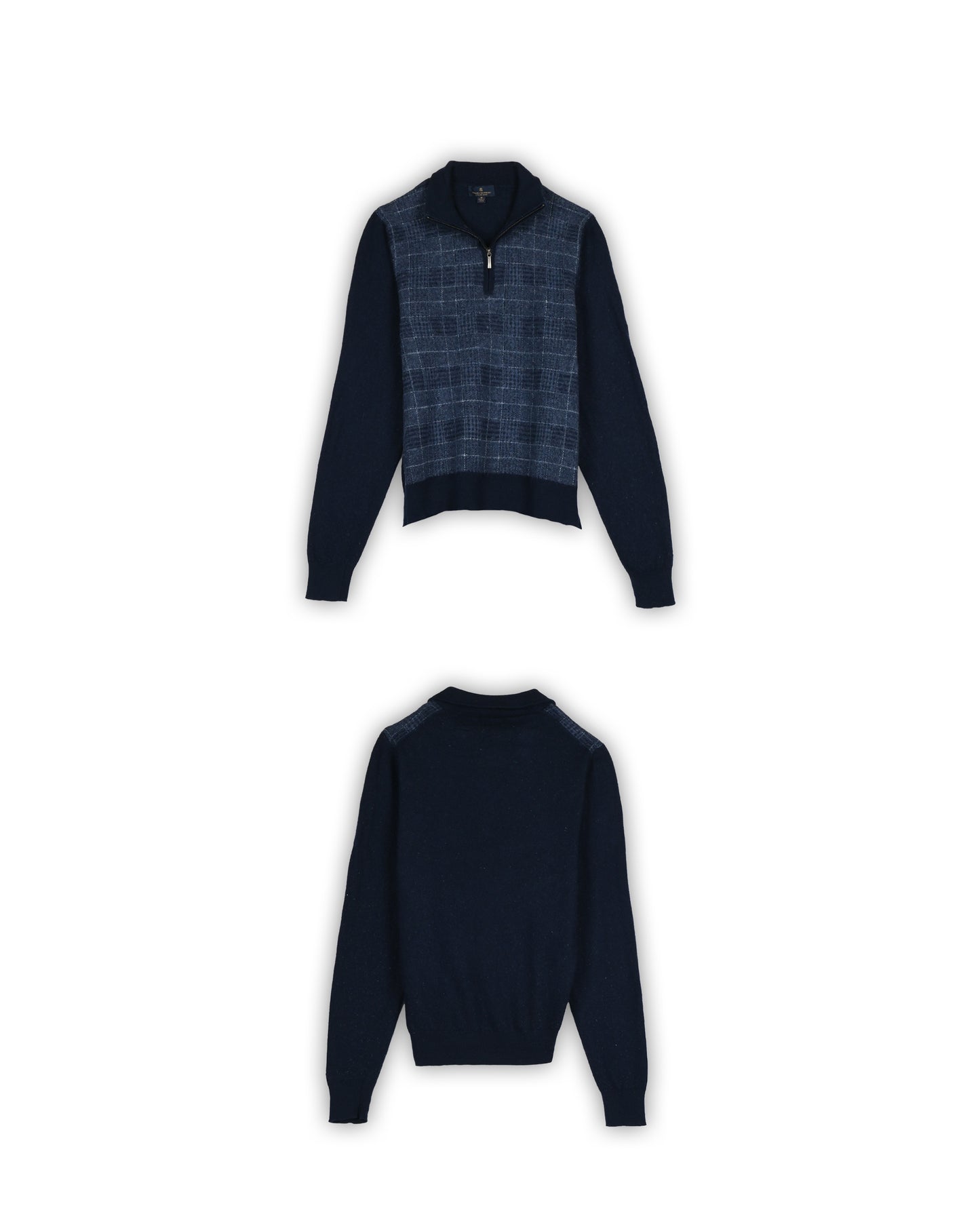 BROOKS BROTHERS QUARTER-ZIP KNIT - M
