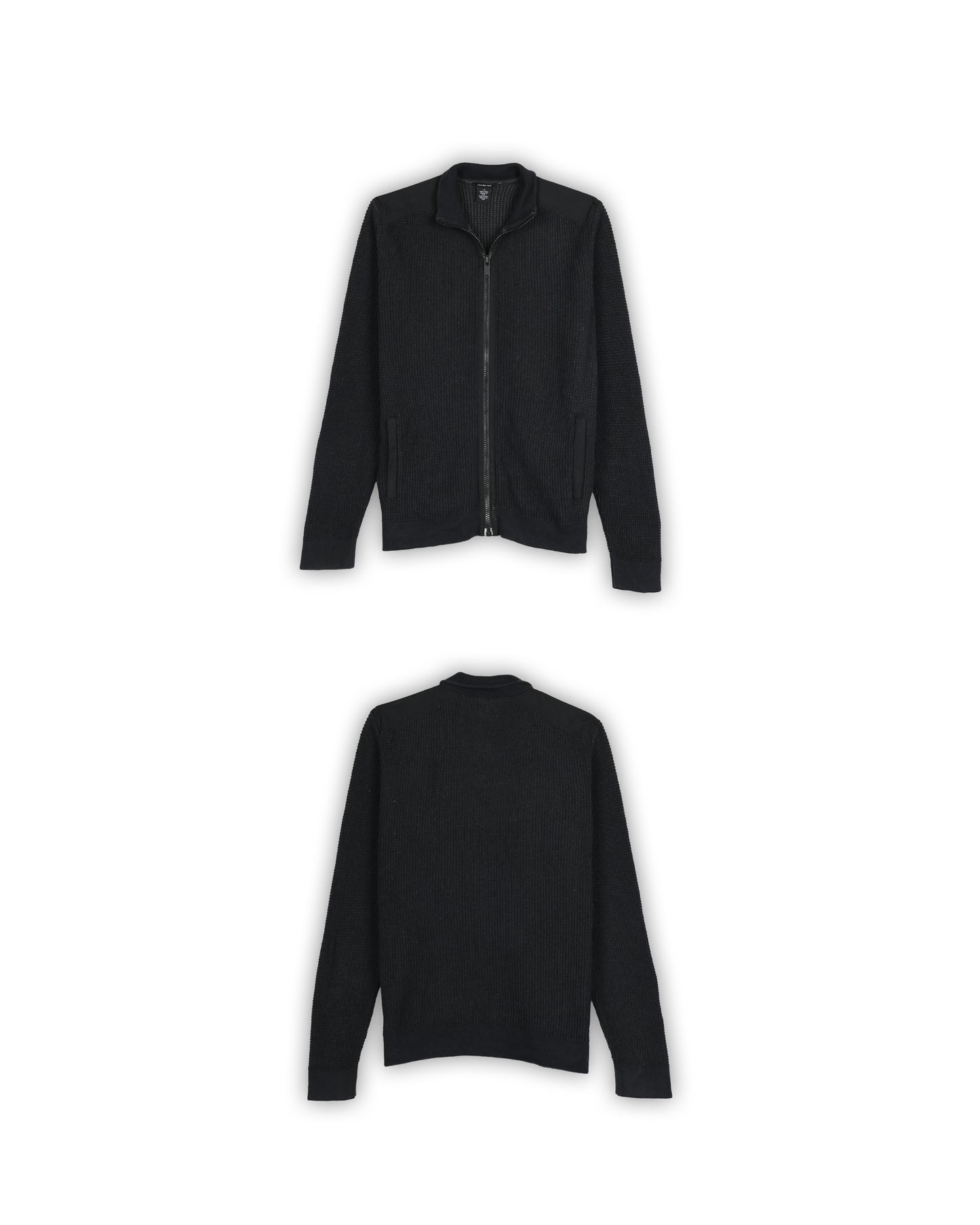 CALVIN KLEIN JEANS ZIPPER SWEATER - L