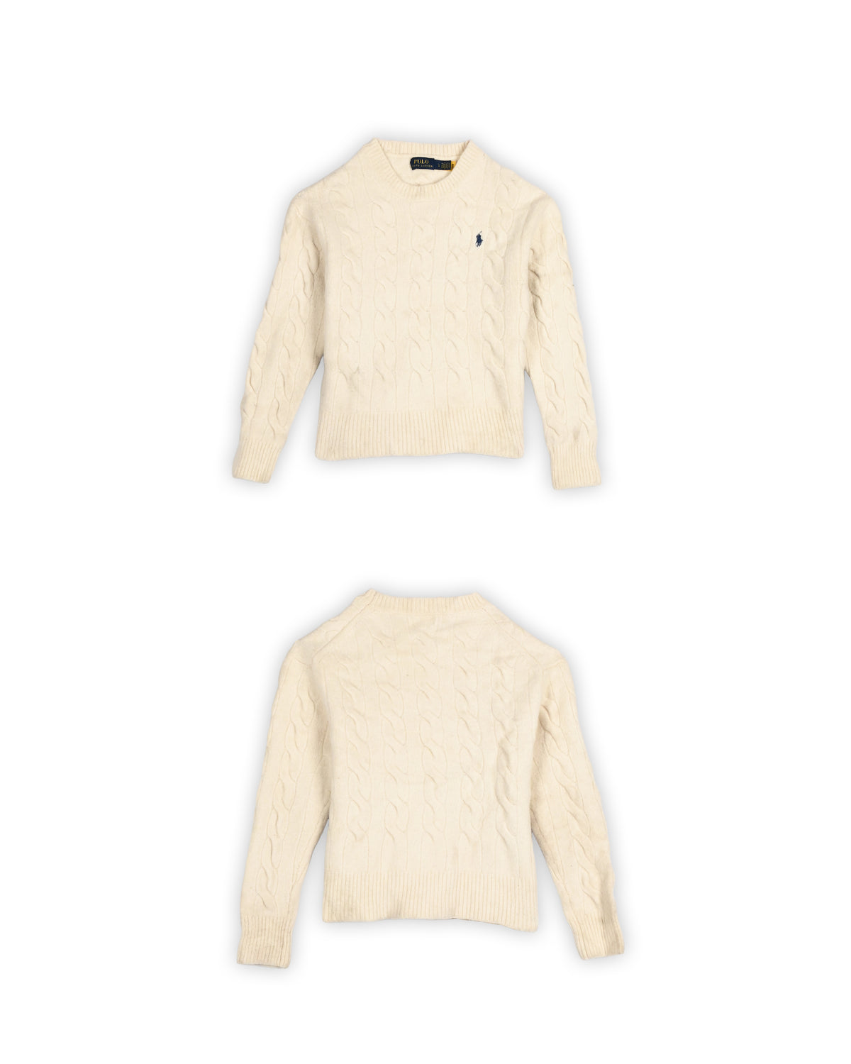 POLO RALPH LAUREN WOMEN'S WOOL SWEATER - L