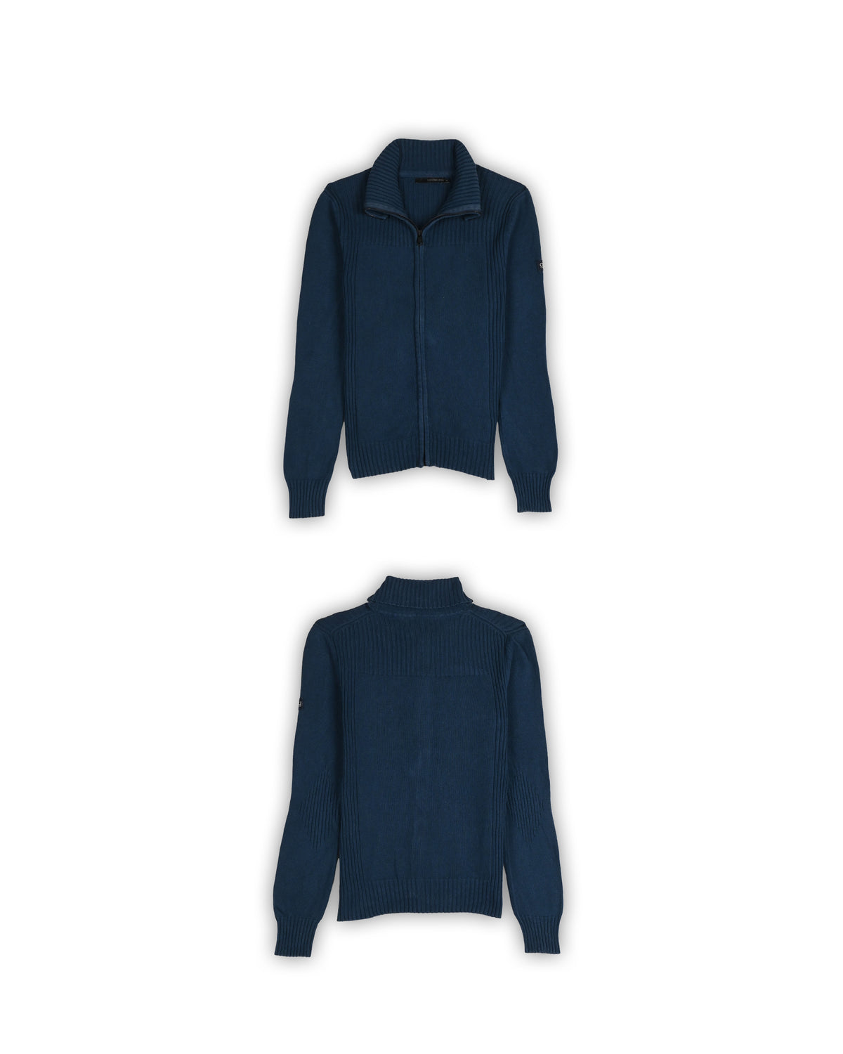CALVIN KLEIN JEANS ZIPPER SWEATER - M