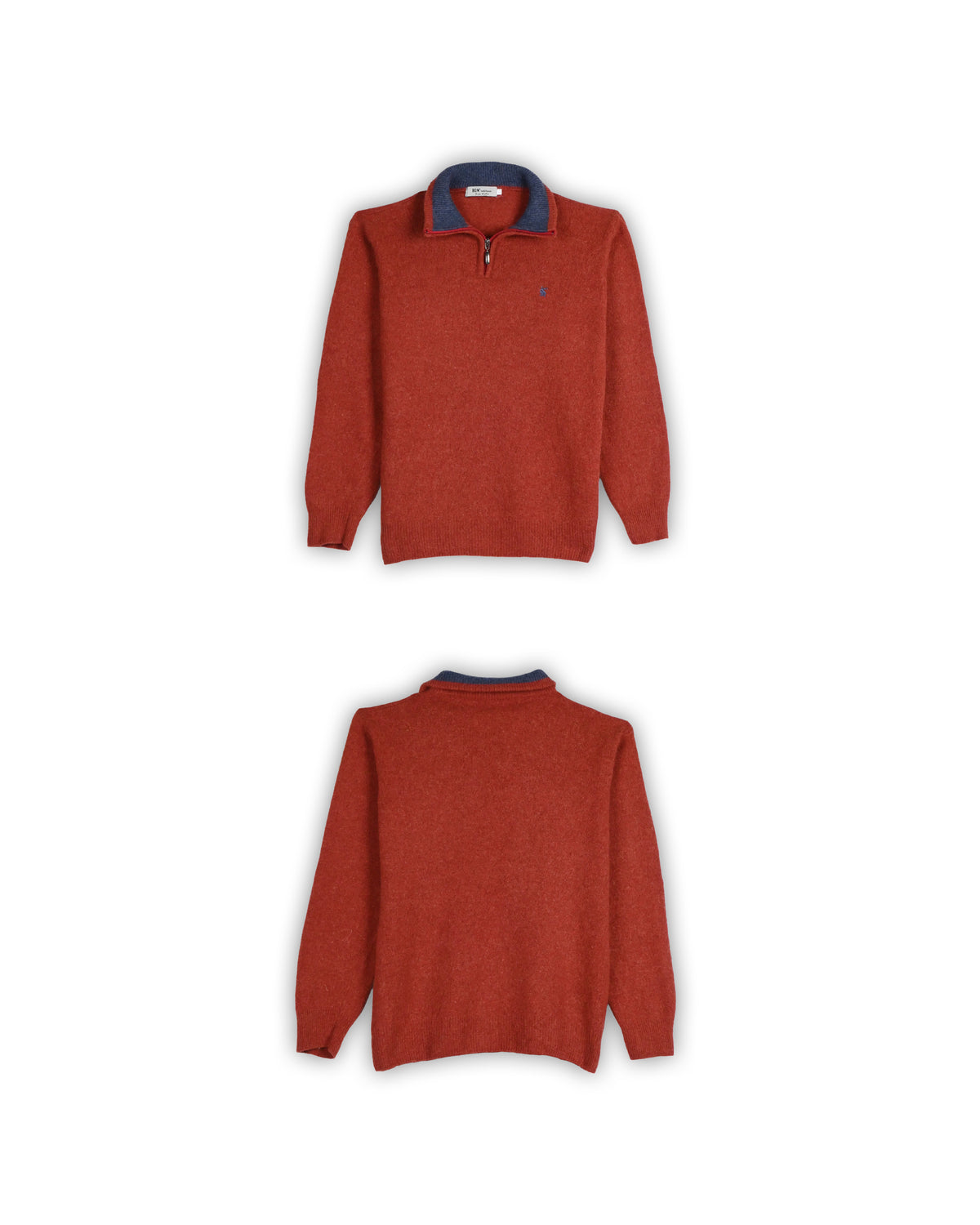 BONDE ORIGINALE QUARTER-ZIP WOOL KNIT - XL