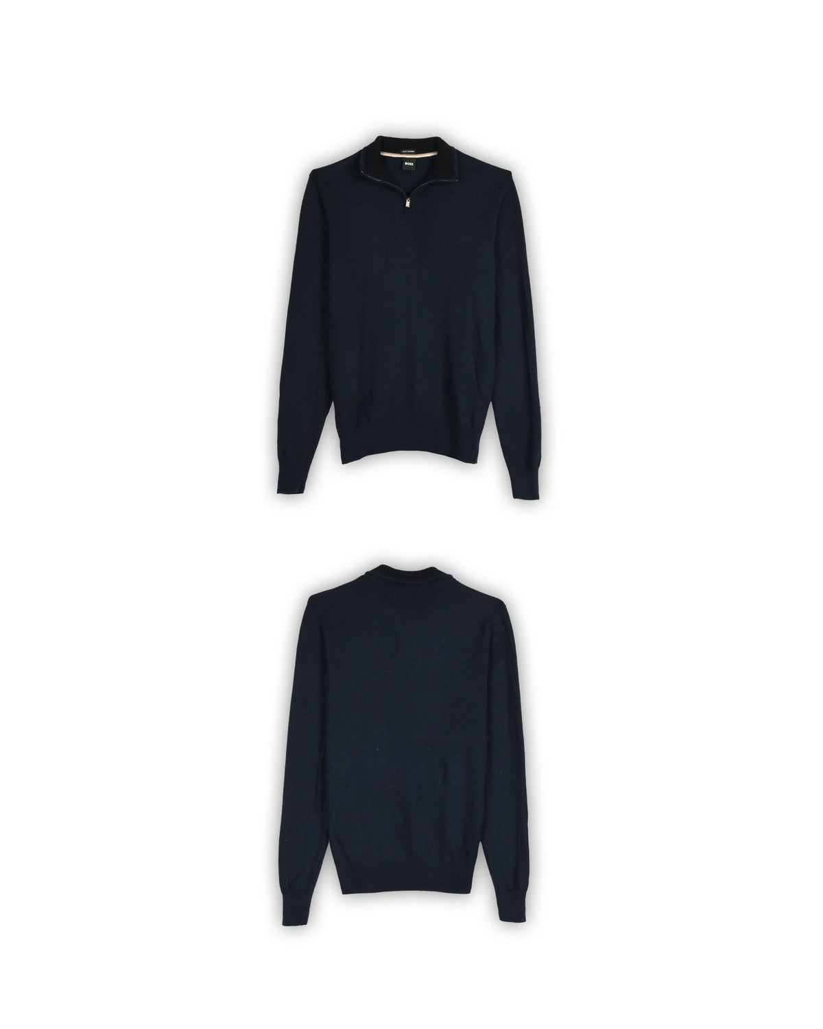 BOSS QUARTER-ZIP KNIT - M