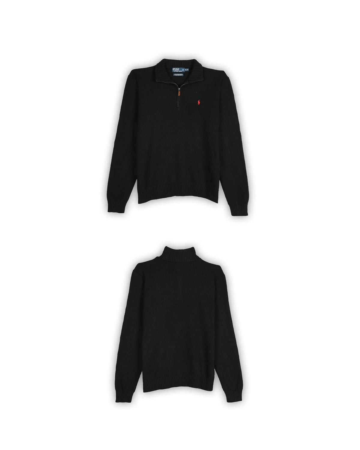 POLO RALPH LAUREN QUARTER-ZIP KNIT - XL