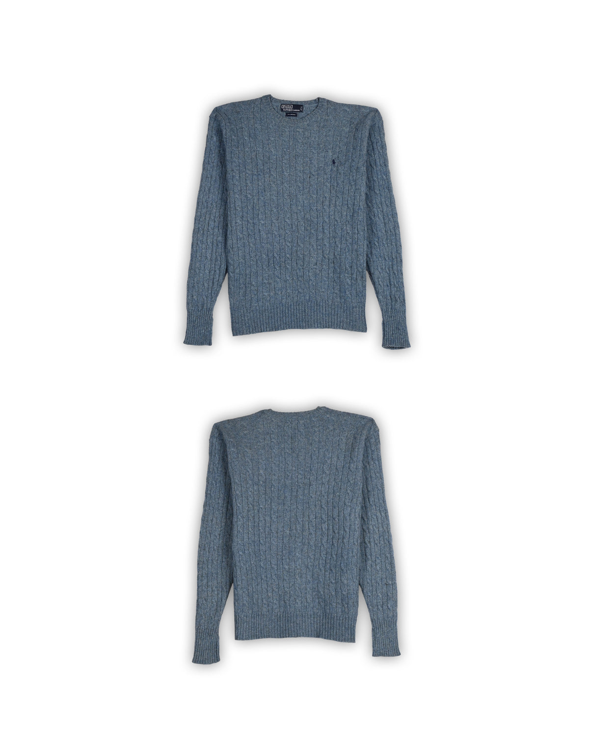 POLO RALPH LAUREN LAMBSWOOL CABLE KNIT - S