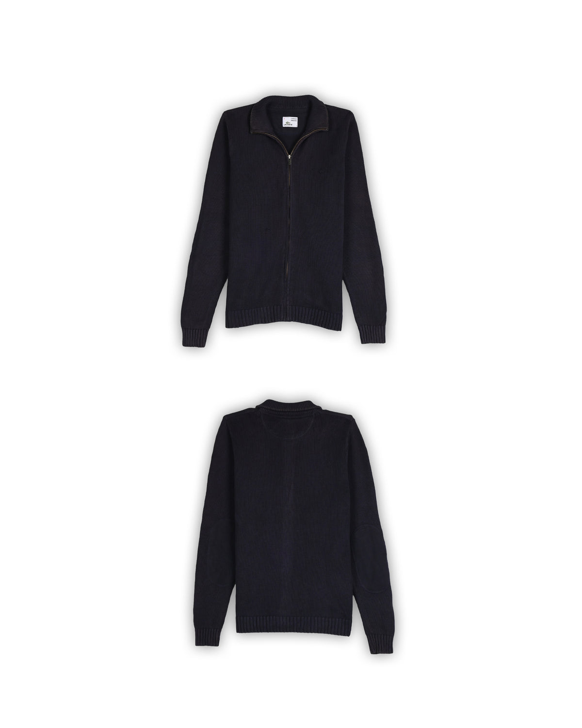 LACOSTE FULL-ZIP SWEATER - S