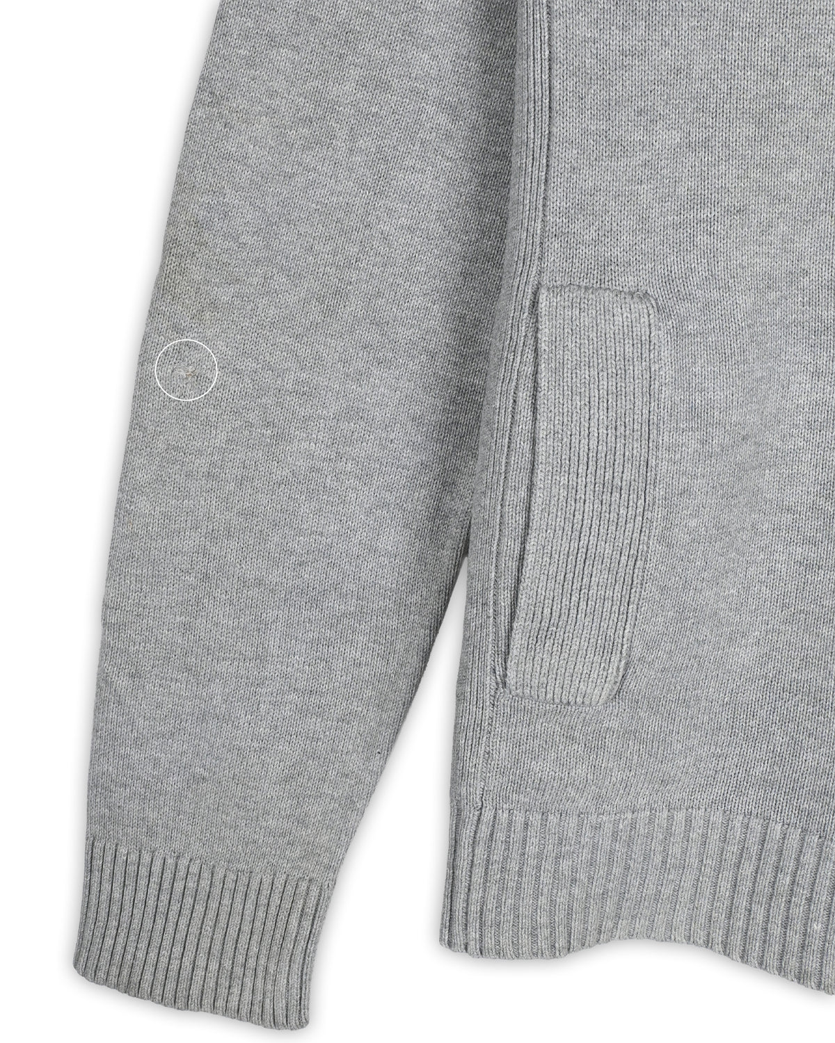 TOMMY HILFIGER FULL-ZIP SWEATER - XL