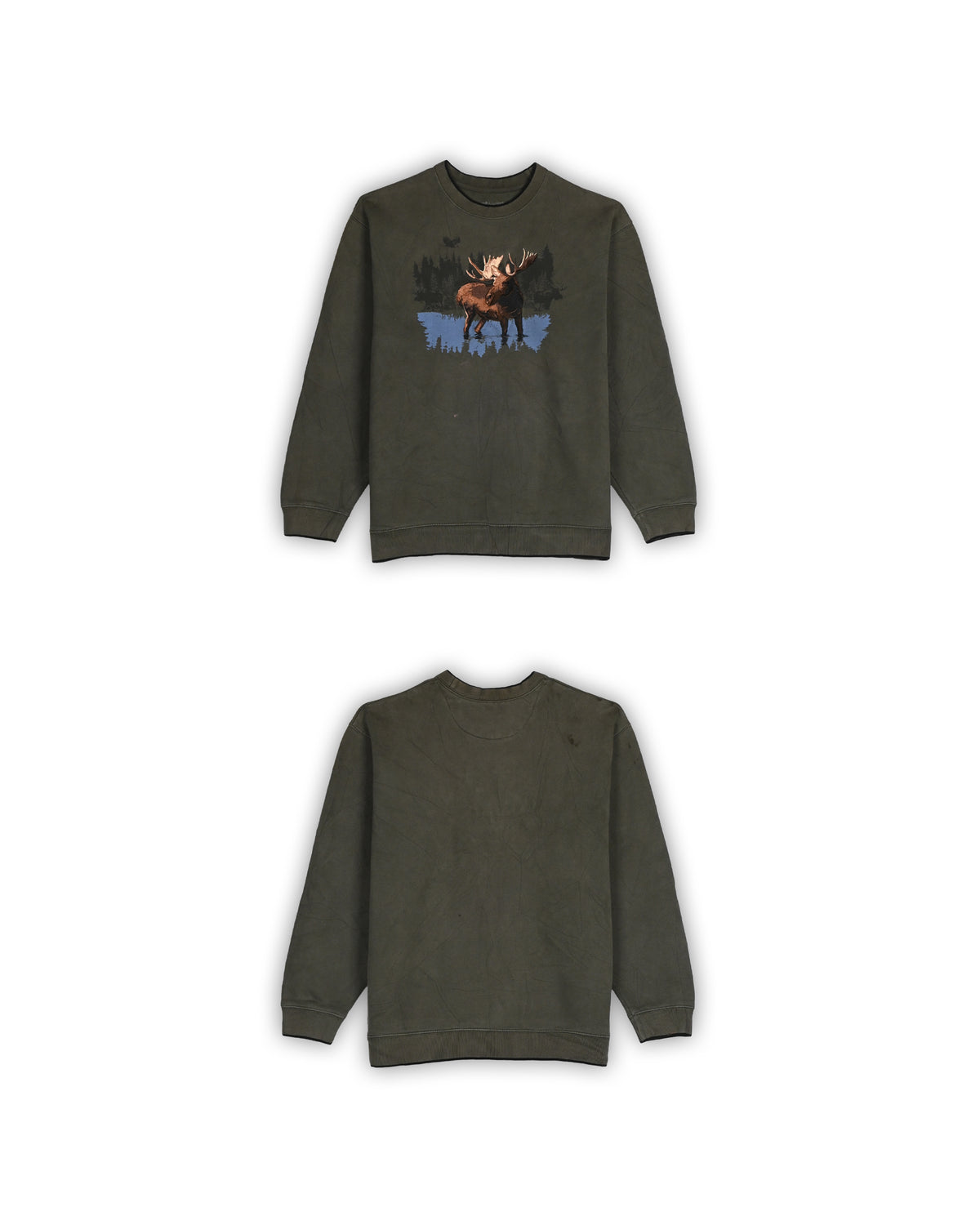 VINTAGE EMBROIDERED SWEATSHIRT - S