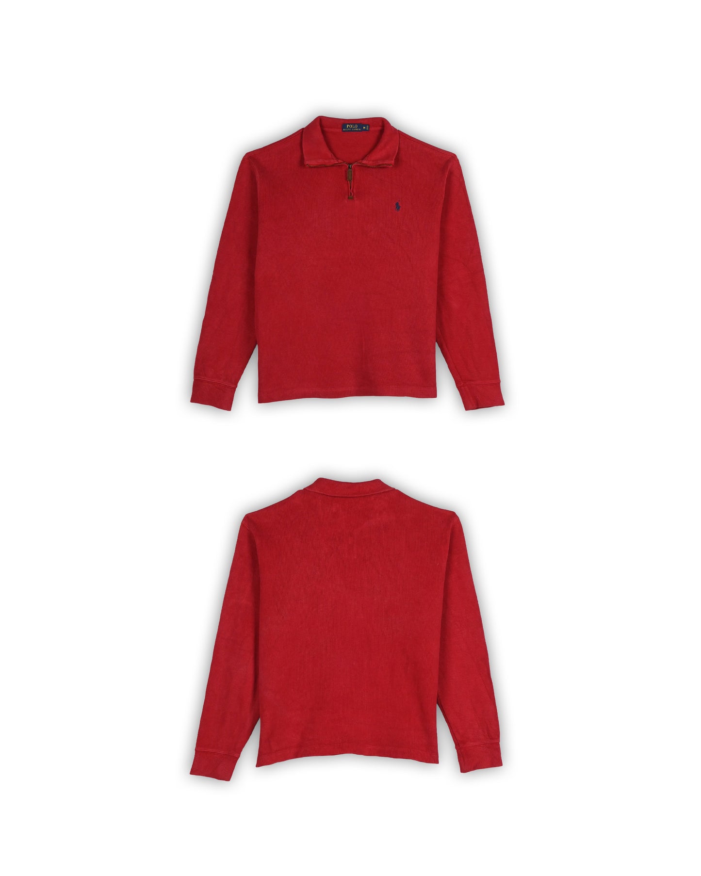 POLO RALPH LAUREN ZIPPER T-SHIRT - M