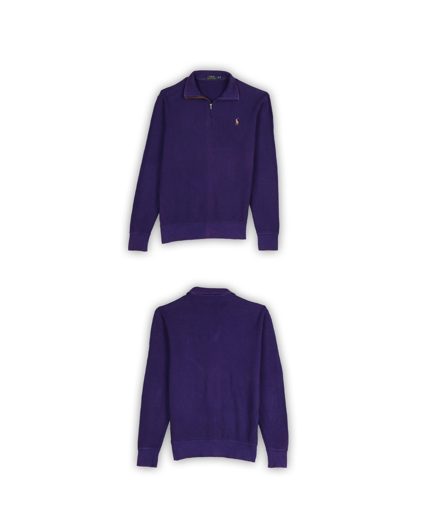 POLO RALPH LAUREN ZIPPER T-SHIRT - M