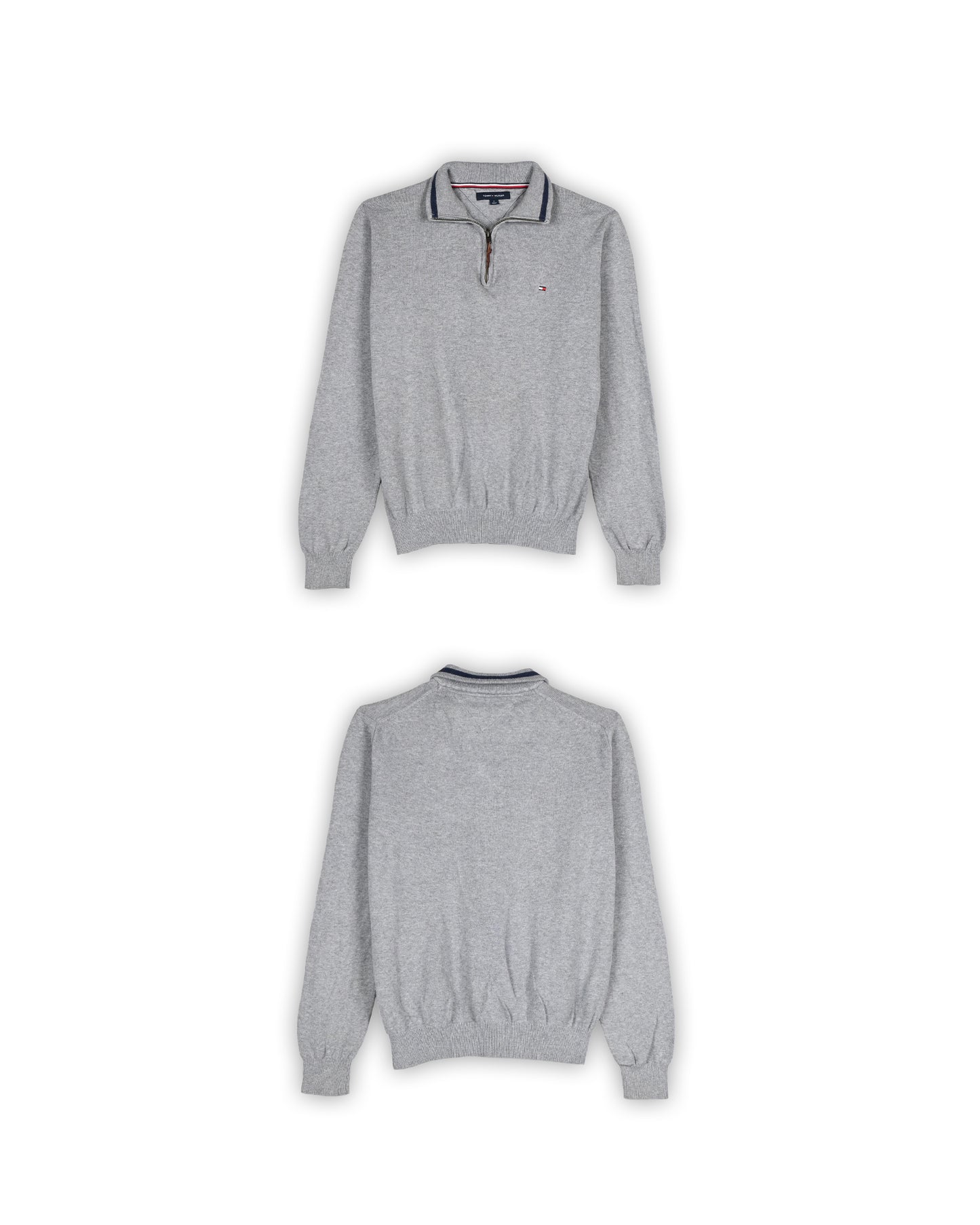 TOMMY HILFIGER ZIPPER T-SHIRT - M