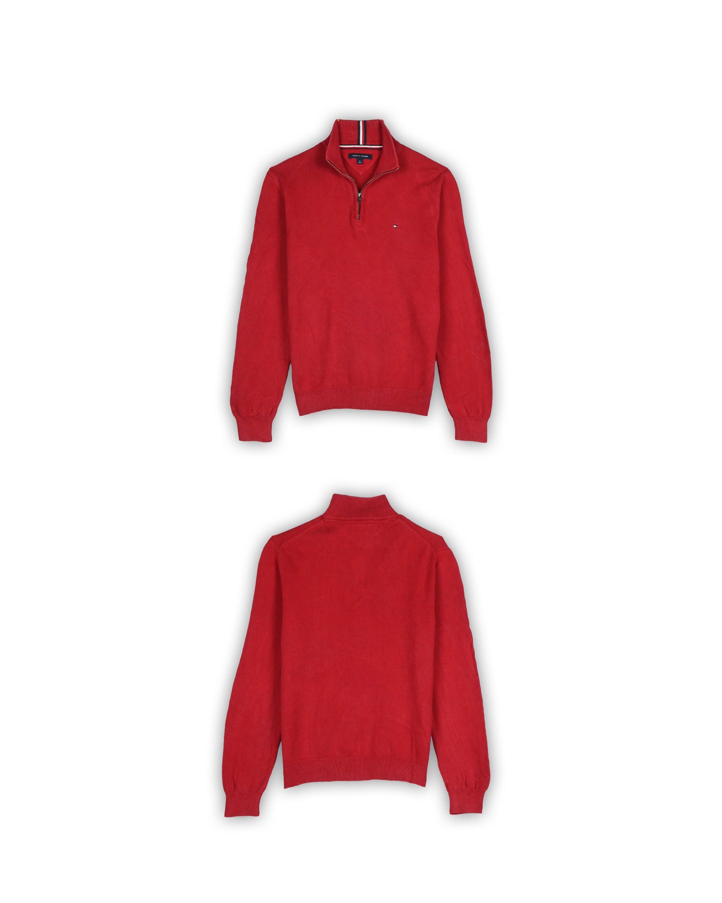 TOMMY HILFIGER ZIPPER T-SHIRT - M