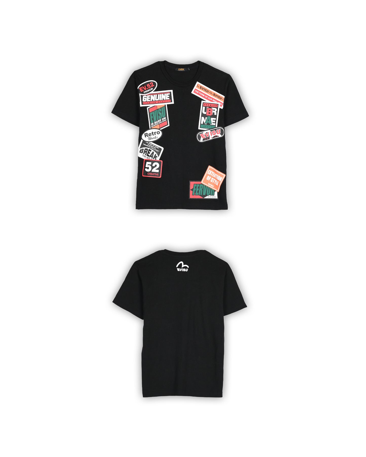 EVISU T-SHIRT - XS