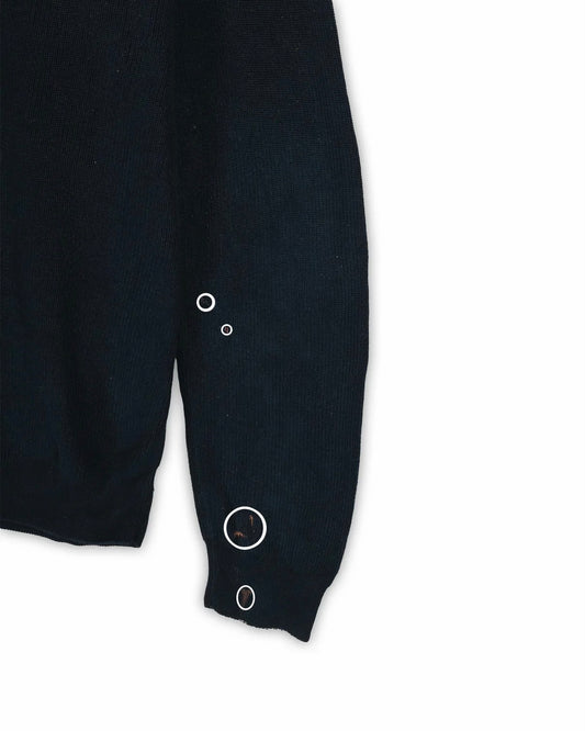 BOSS ZIPPER SWEATER - L