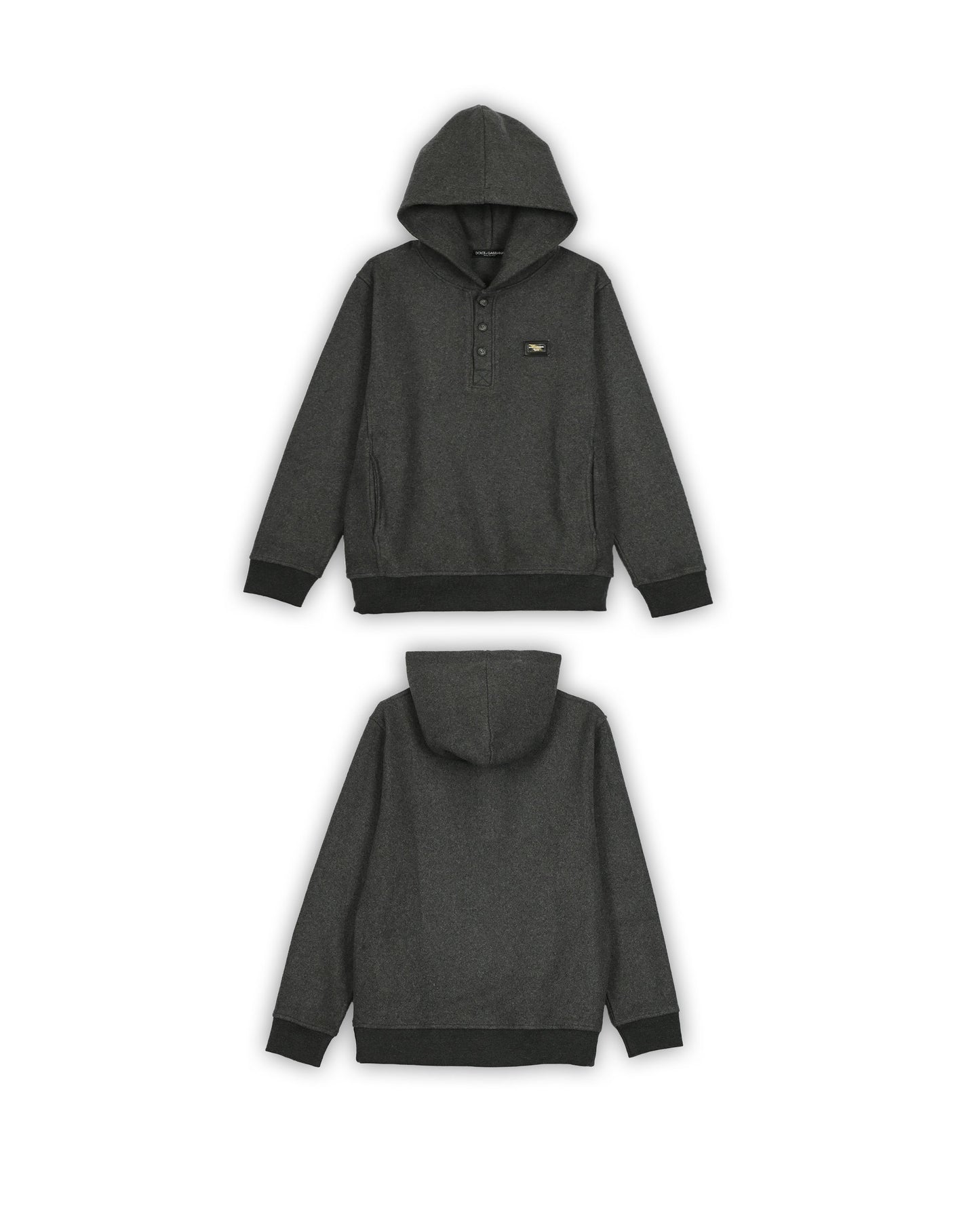 DOLCE & GABBANA WOOL HOODIE - S