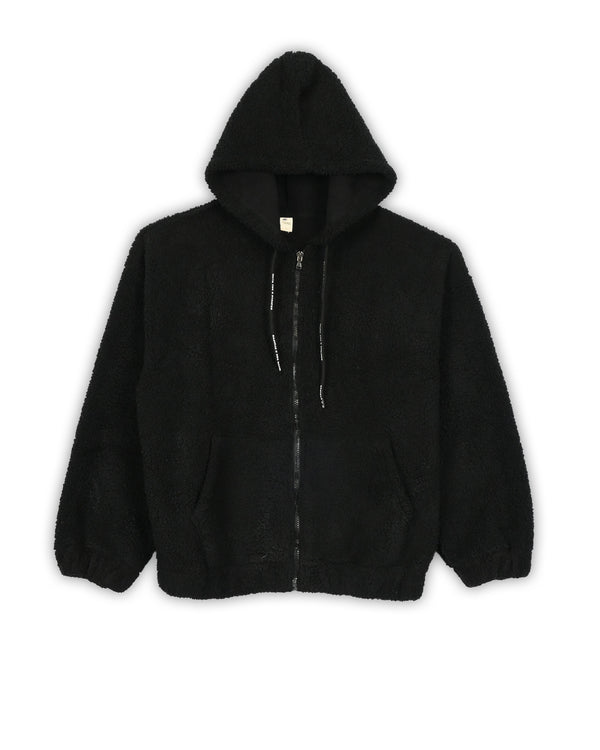 VINTAGE FLEECE ZIPPER HOODIE - L