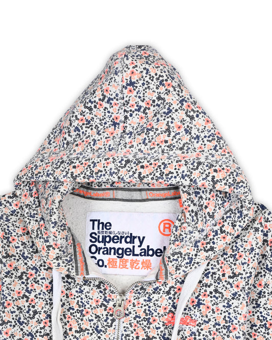 SUPERDRY WOMEN'S HOODIE - L