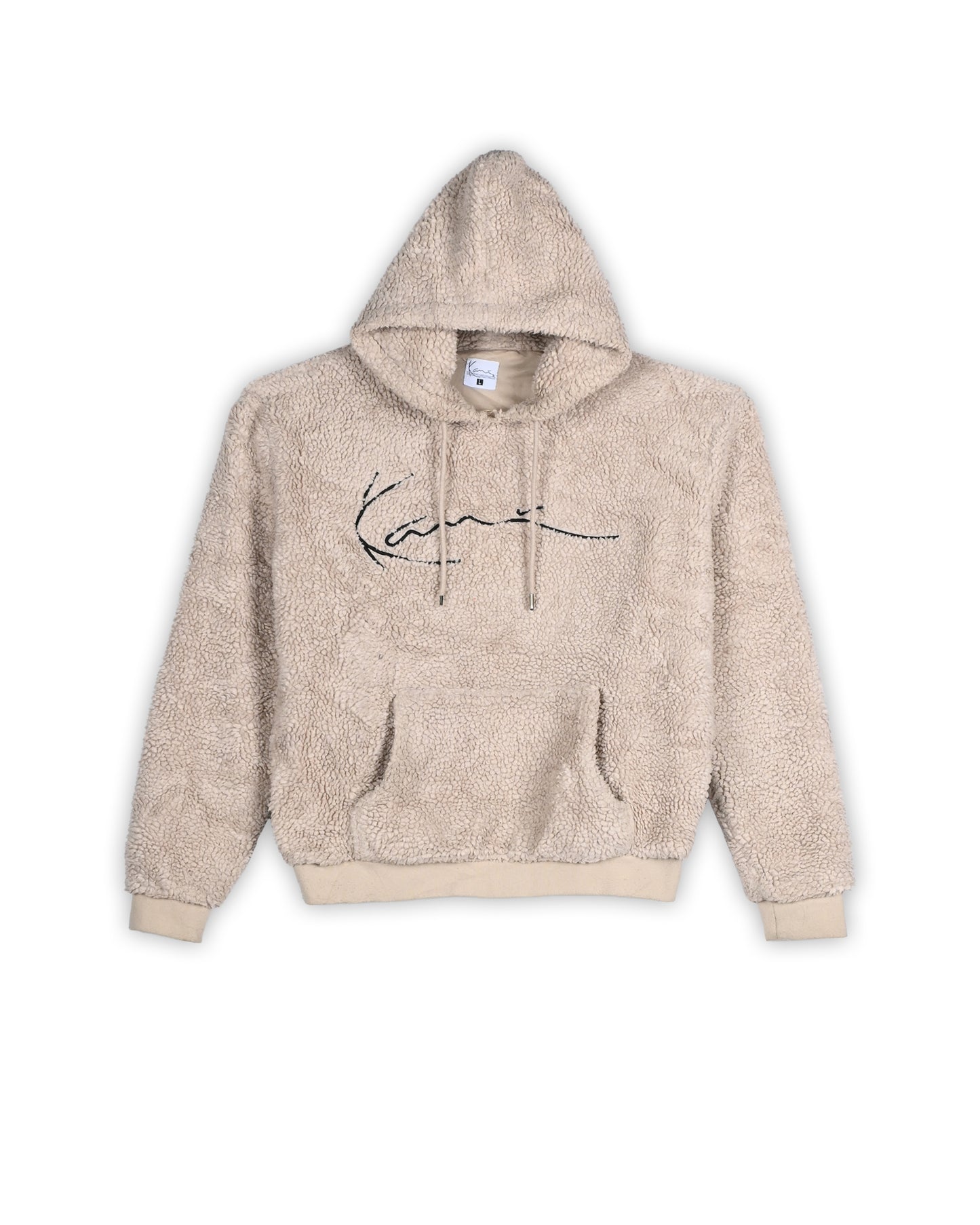 KARL KANI SIGNATURE TEDDY HOODIE - L