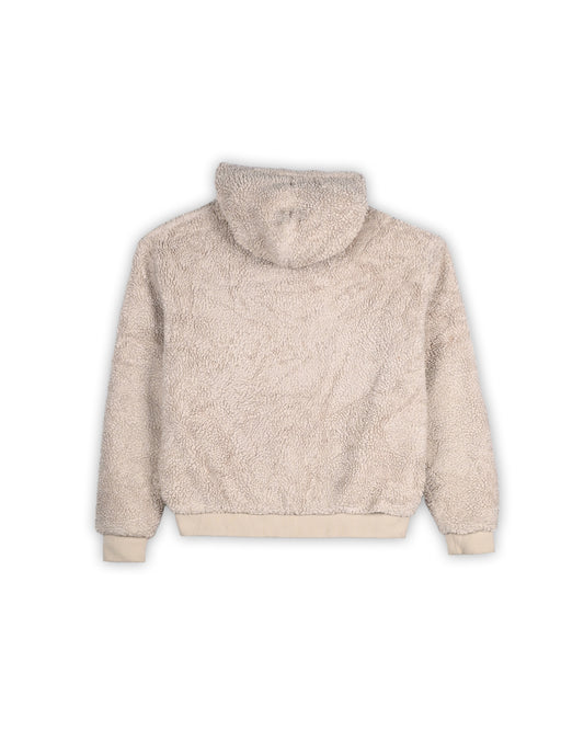 KARL KANI SIGNATURE TEDDY HOODIE - L