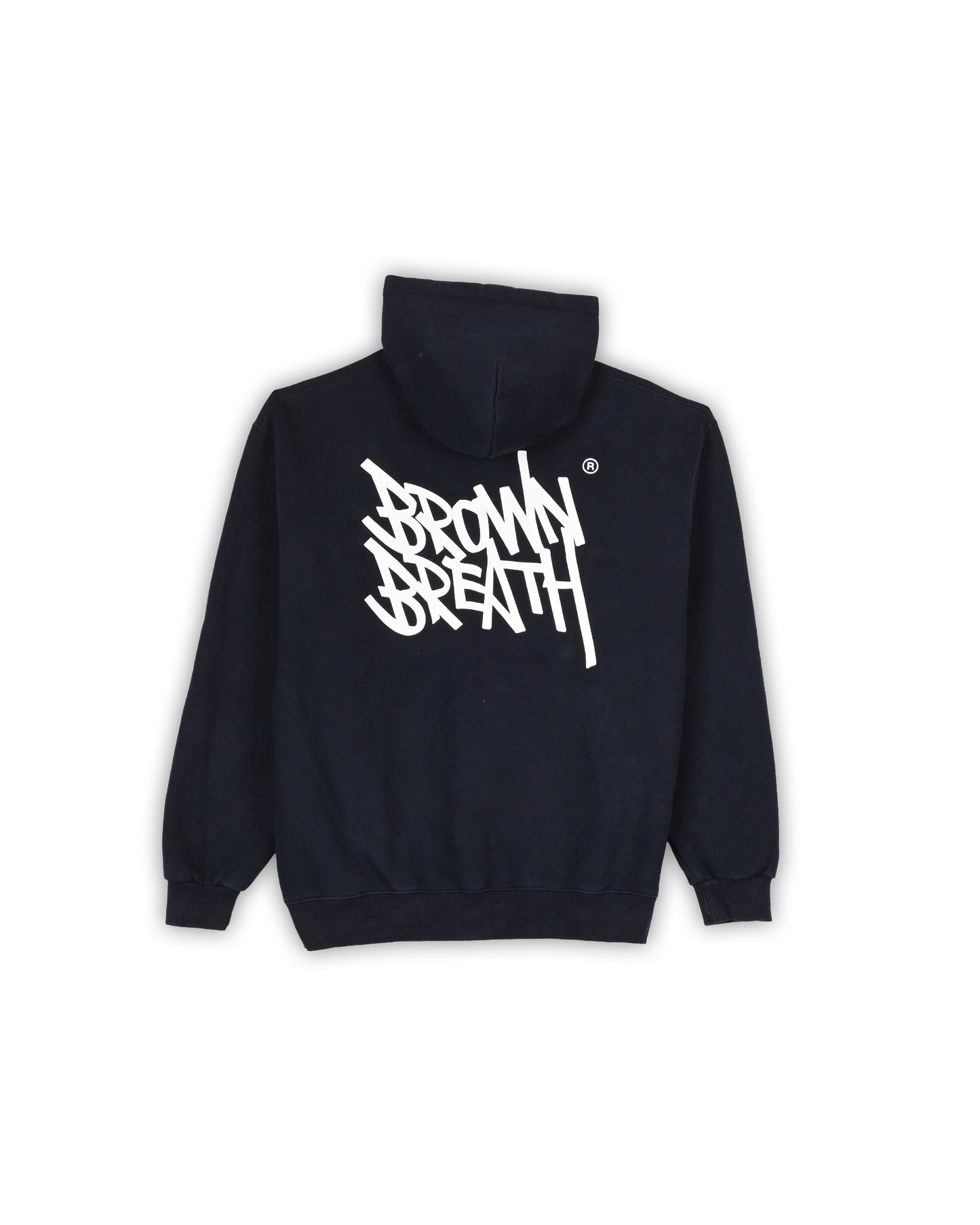 BROWN BREATH HOODIE - L