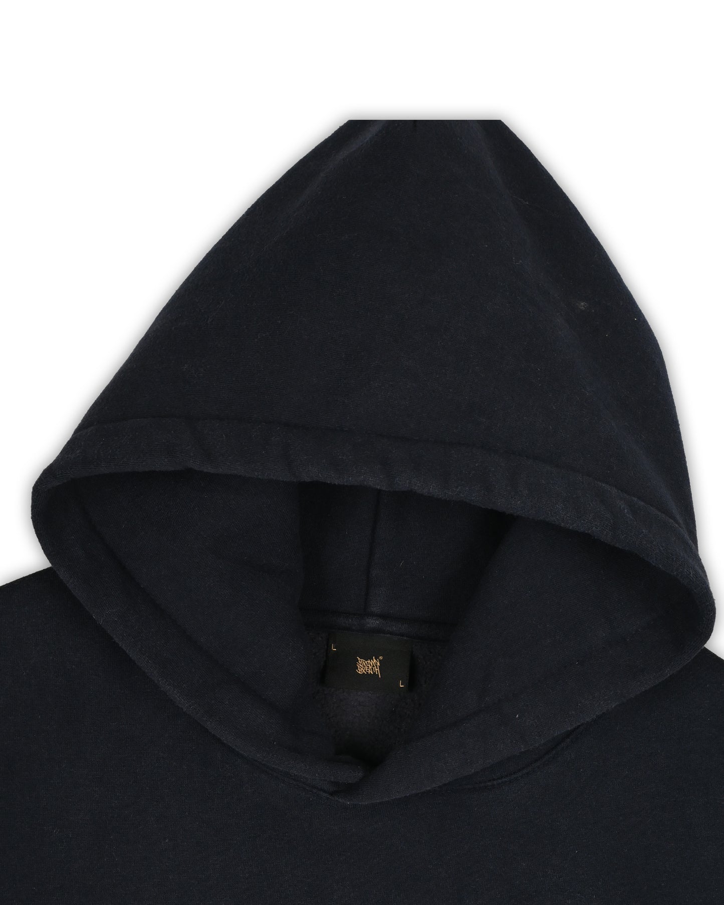 BROWN BREATH HOODIE - L