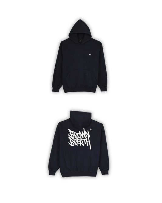 BROWN BREATH HOODIE - L