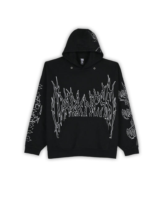 BLACK SQUAD HOODIE - XXL