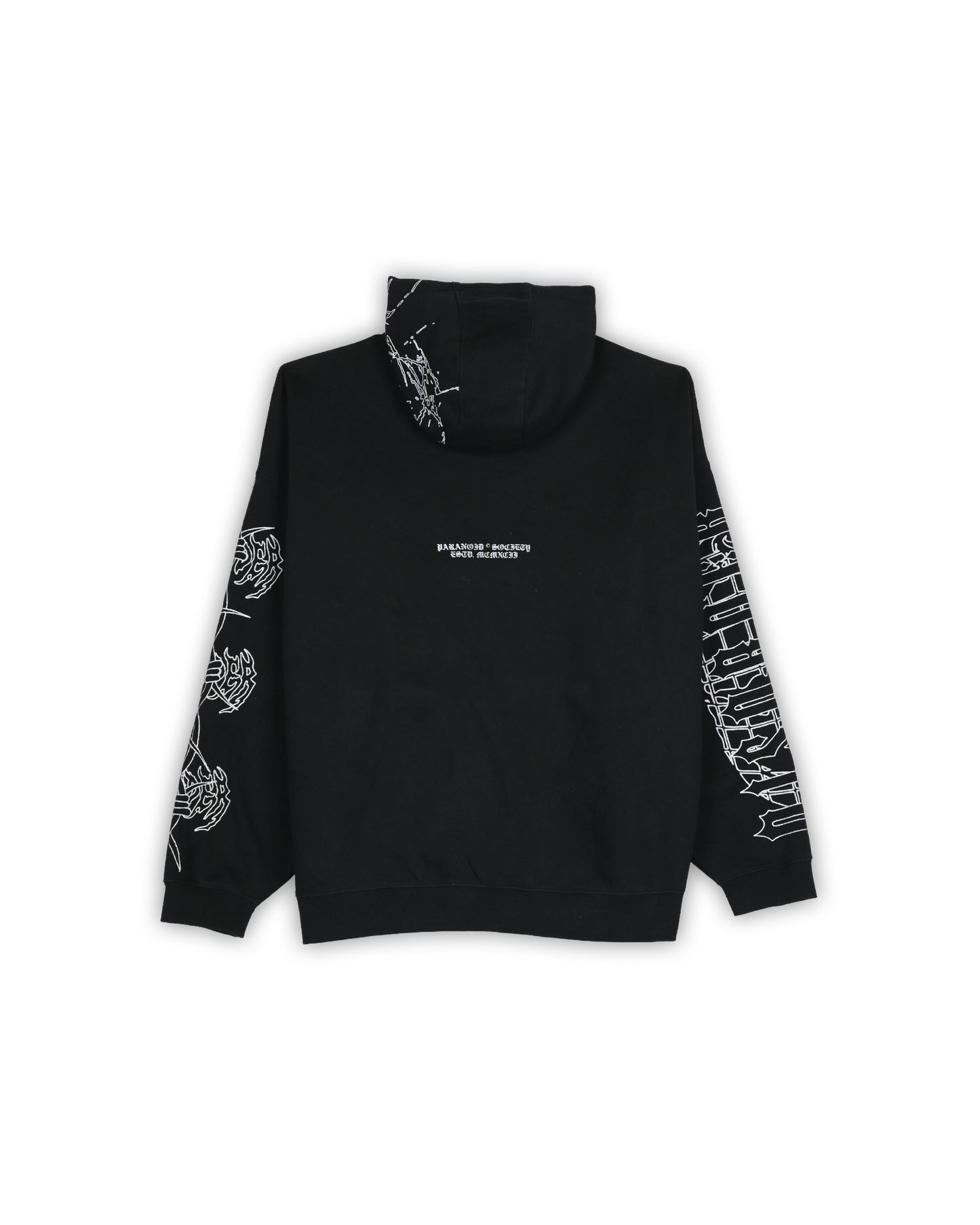 BLACK SQUAD HOODIE - XXL