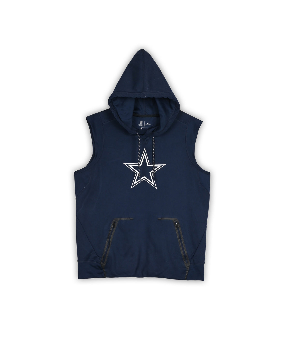 NFL ON FIELD X NIKE NO SLEEVE HOODIE - L