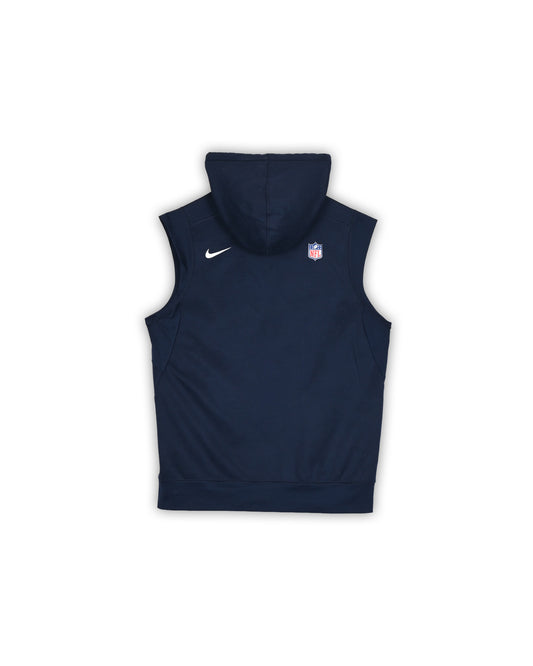 NFL ON FIELD X NIKE NO SLEEVE HOODIE - L